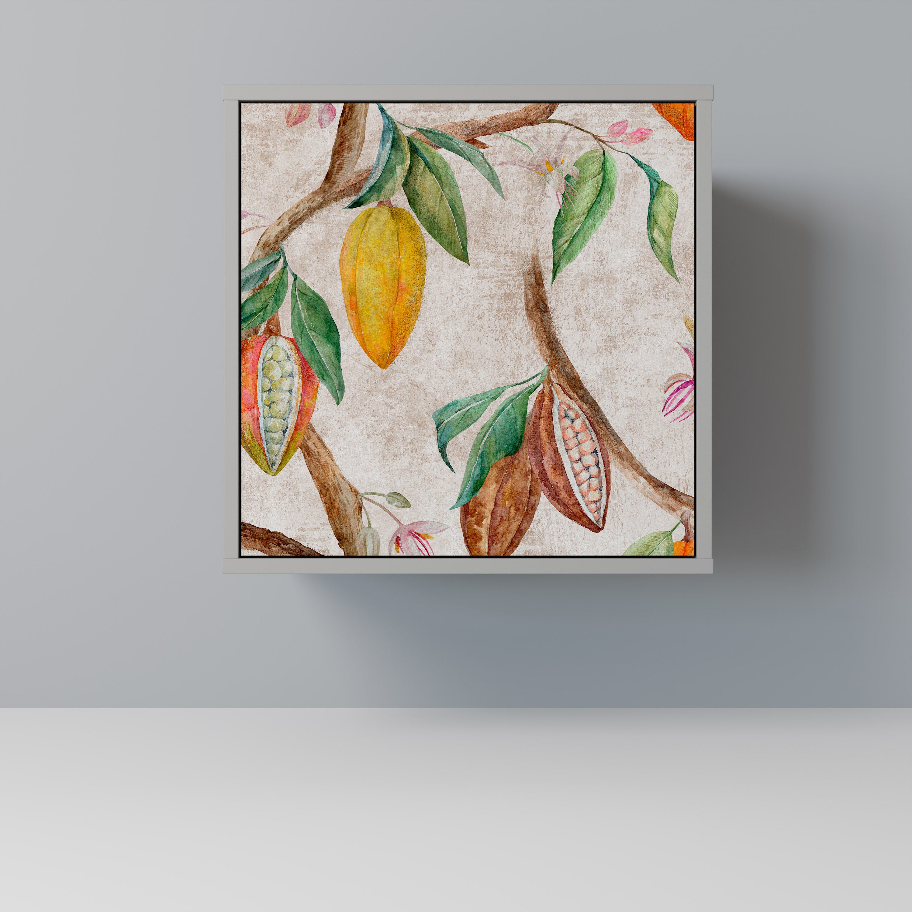 COCOA FRUITS Komoda 1-drzwiowa korpus Szary