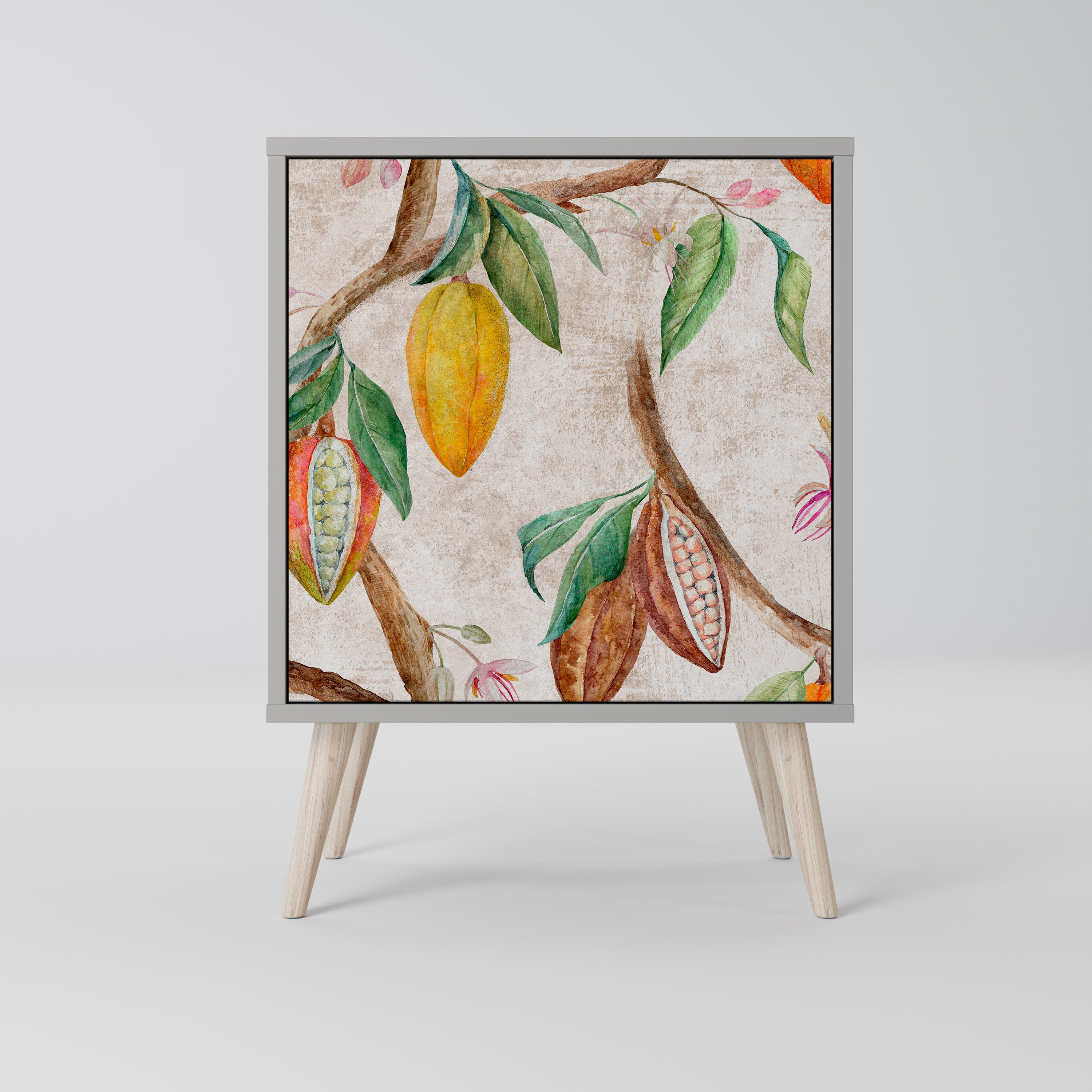 COCOA FRUITS Komoda 1-drzwiowa korpus Szary