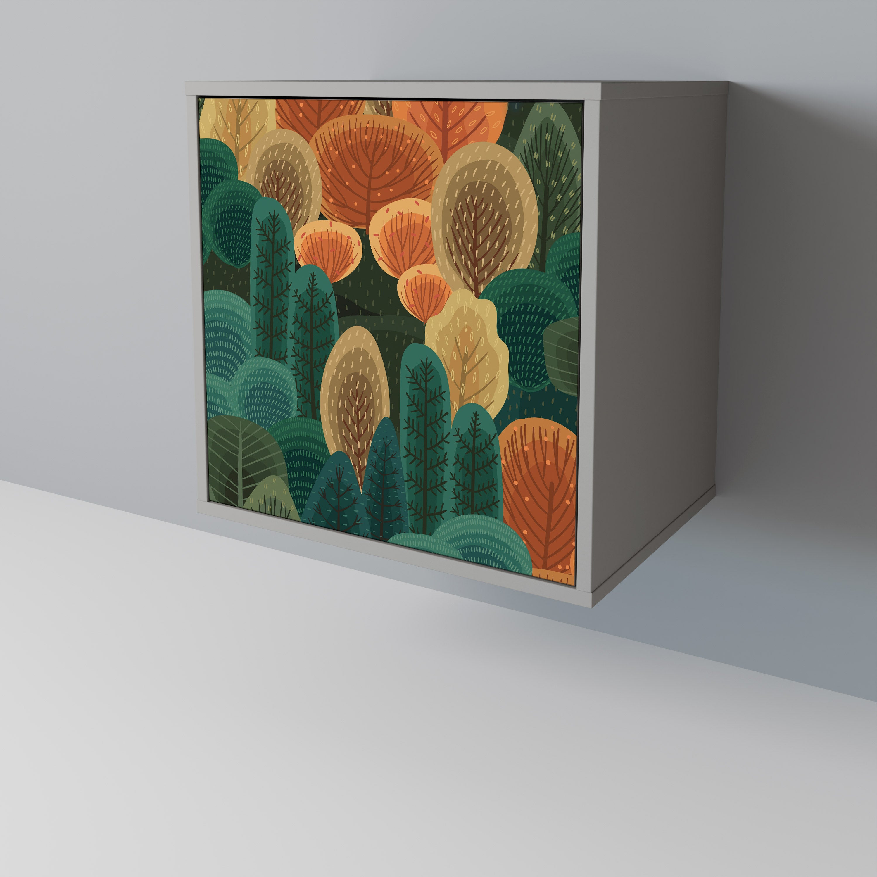 AUTUMN KALEIDOSCOPE Komoda 1-drzwiowa korpus Szary