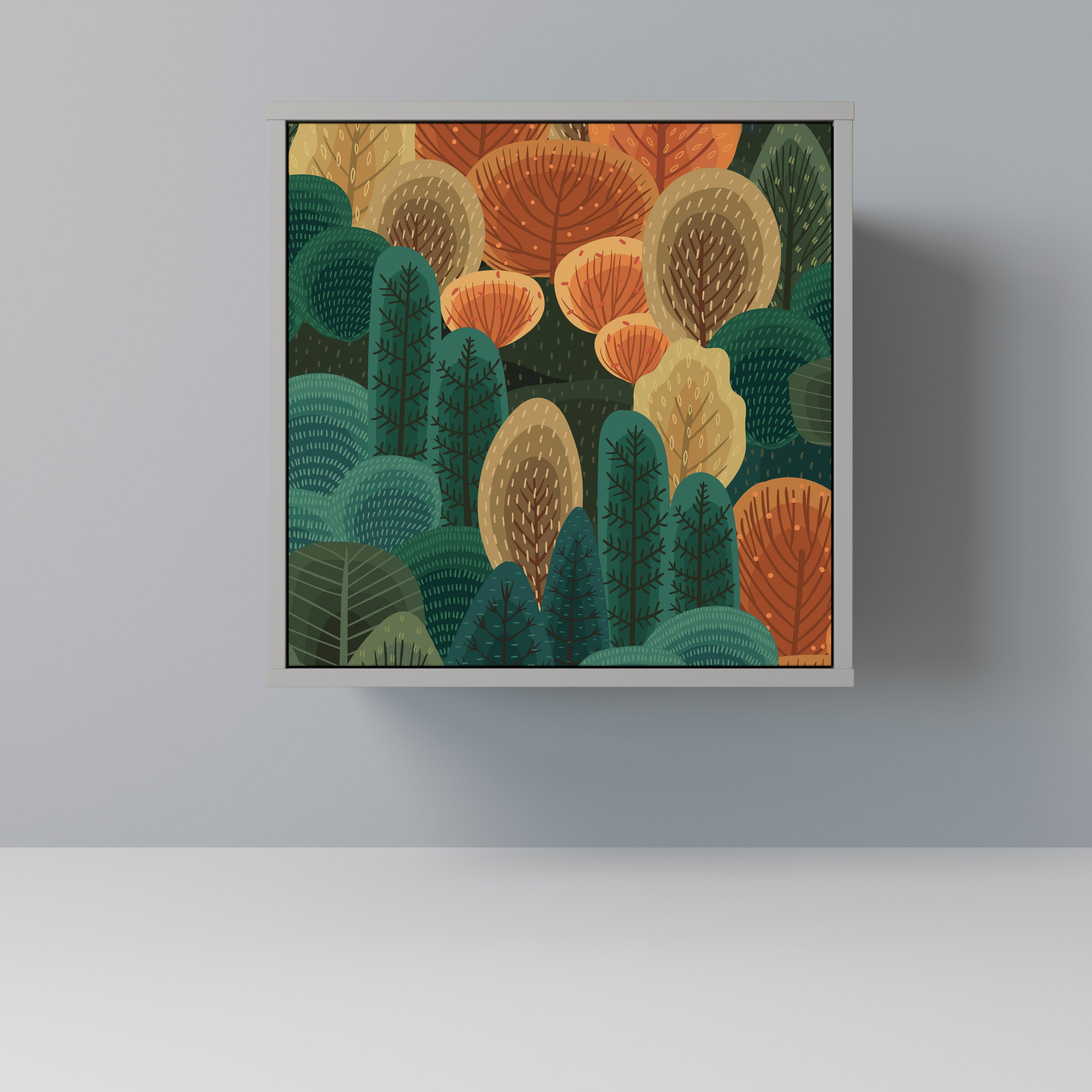 AUTUMN KALEIDOSCOPE Komoda 1-drzwiowa korpus Szary