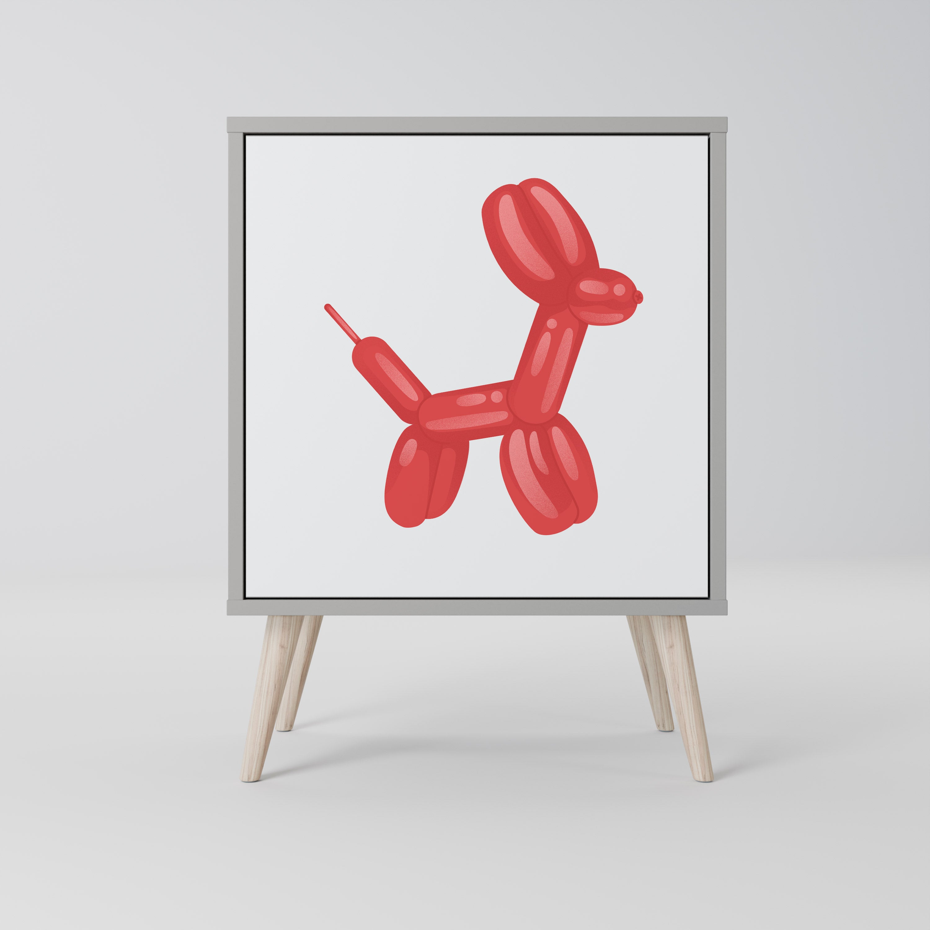 CHILDHOOD MEMORY Komoda 1-drzwiowa korpus Szary