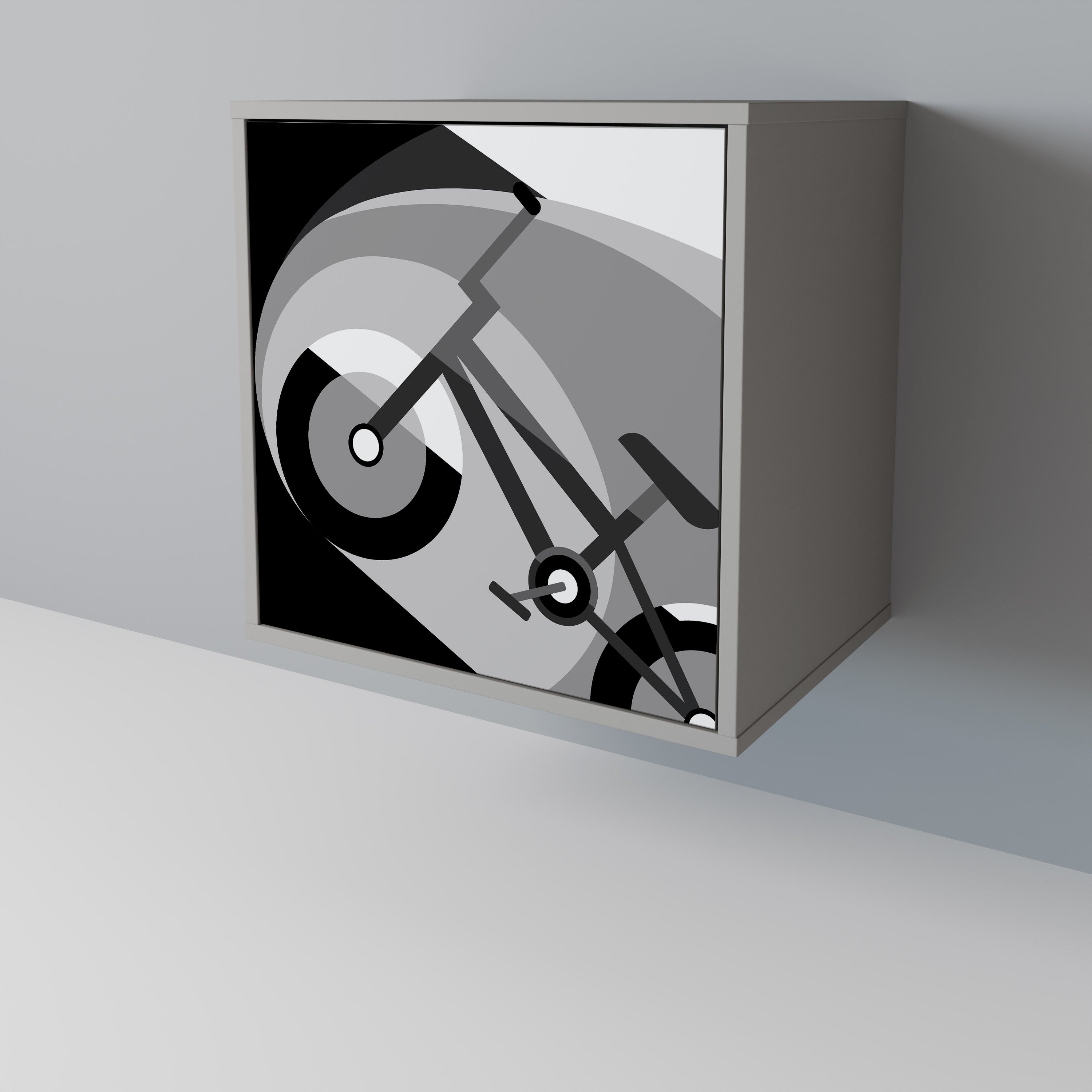 BIKE ENERGY Komoda 1-drzwiowa korpus Szary