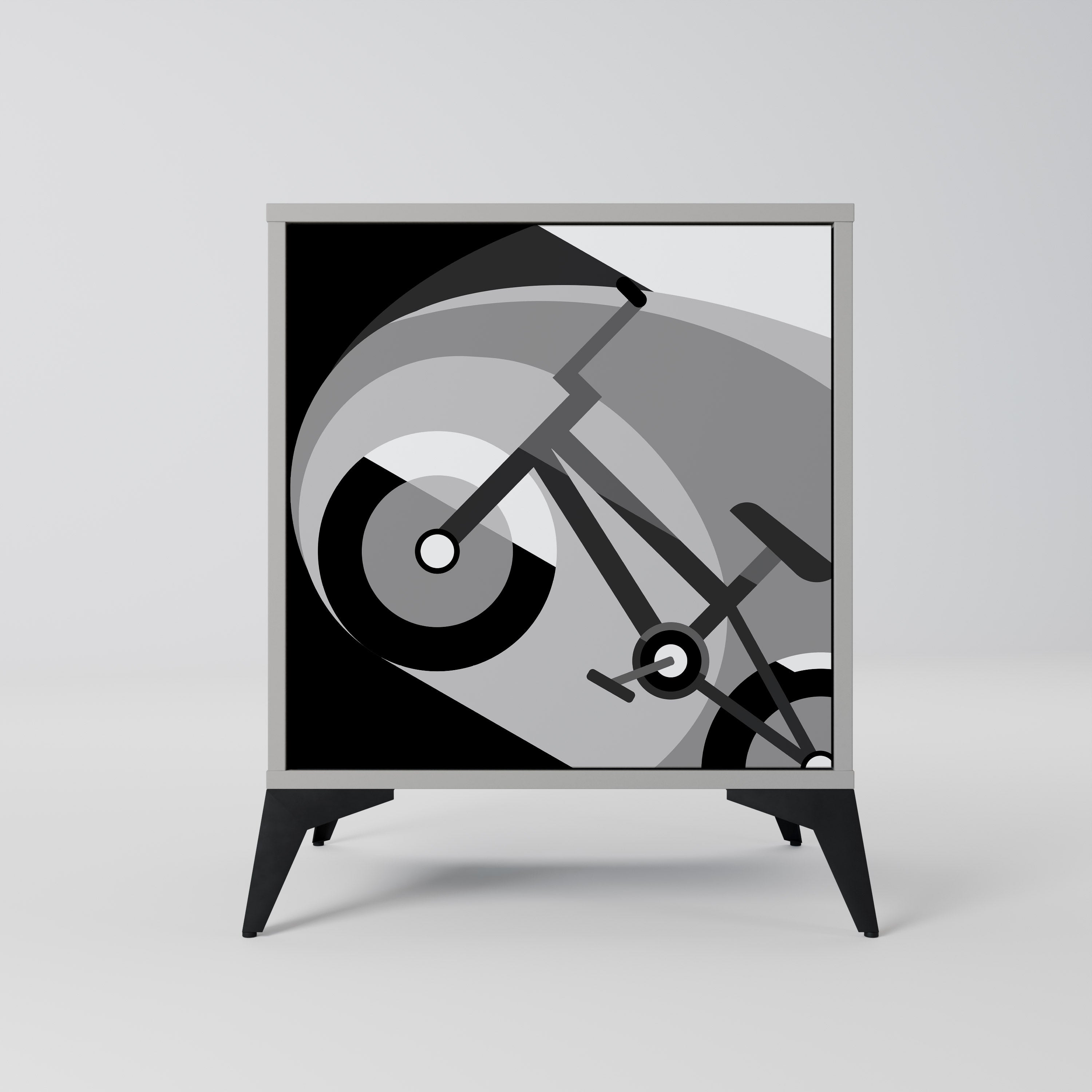 BIKE ENERGY Komoda 1-drzwiowa korpus Szary