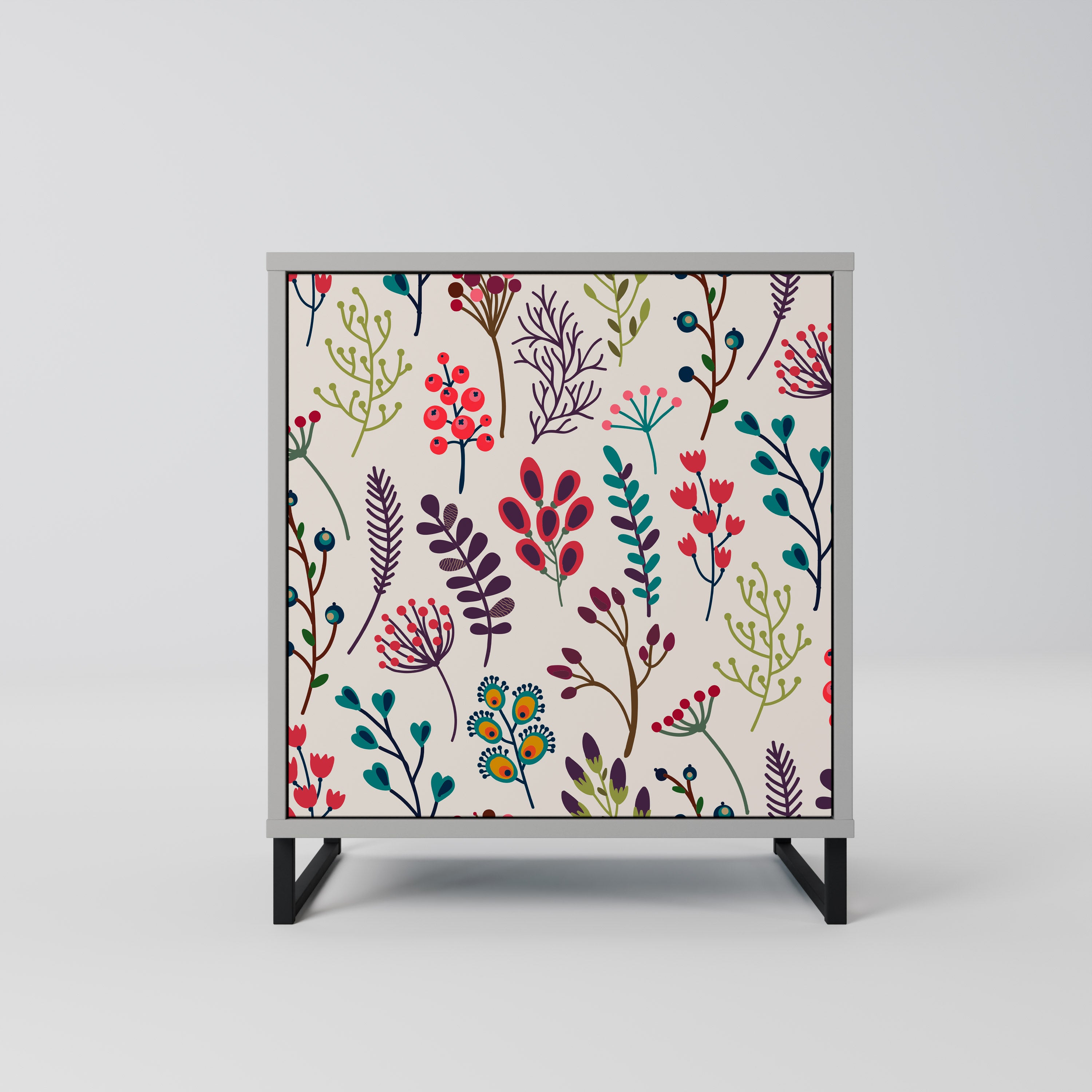 AUTUMN SUNDRIES Komoda 1-drzwiowa korpus Szary