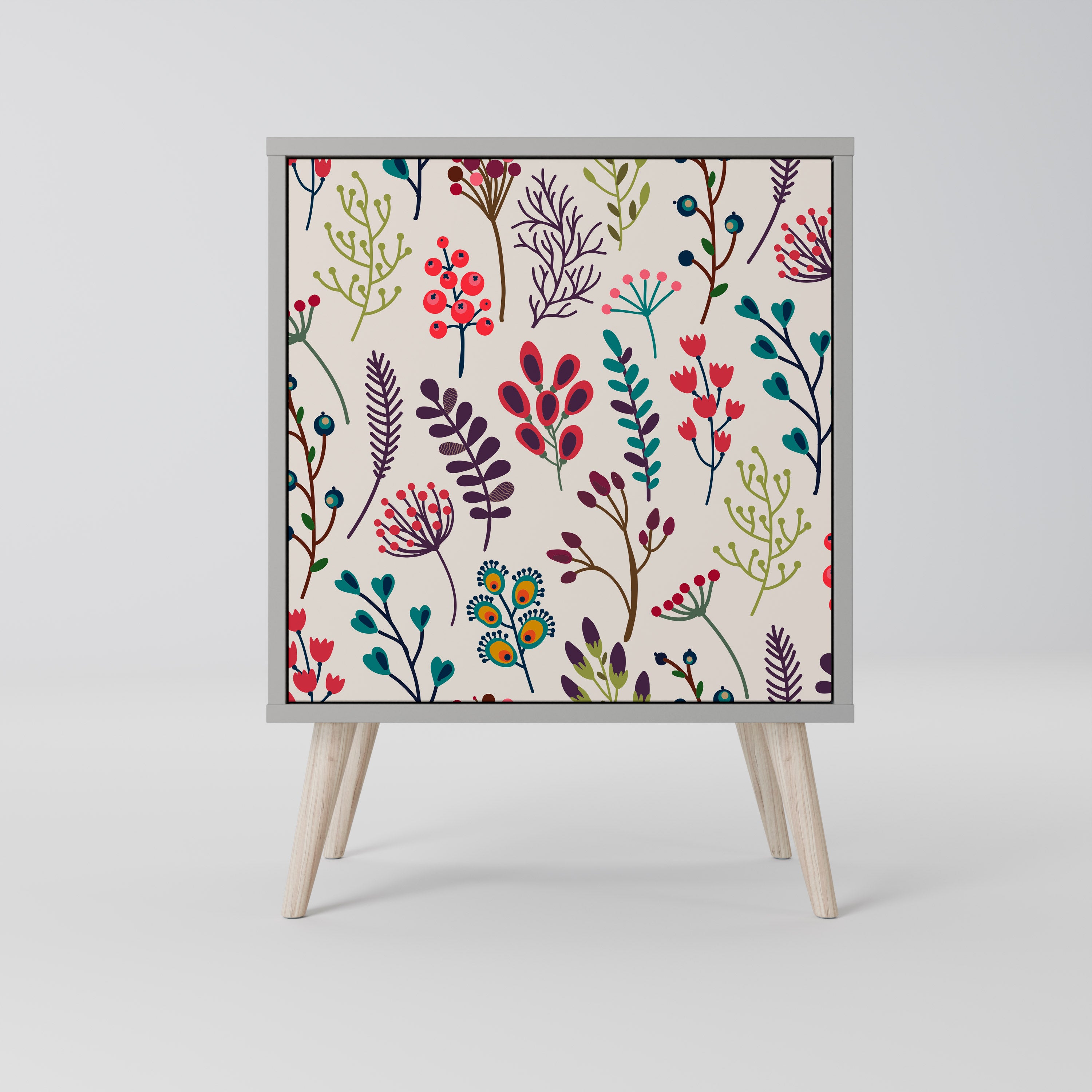 AUTUMN SUNDRIES Komoda 1-drzwiowa korpus Szary