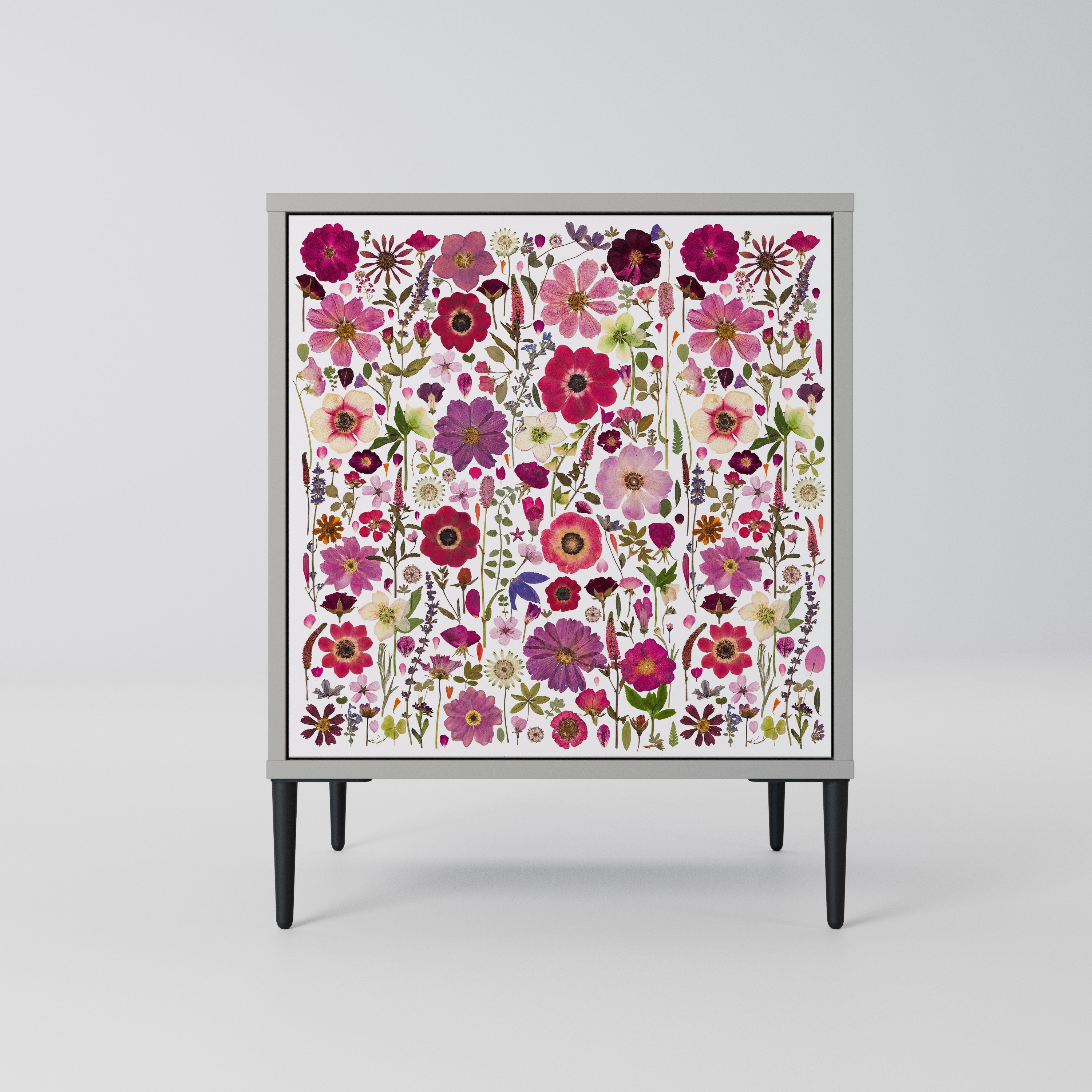 PETAL GARDEN Komoda 1-drzwiowa korpus Szary