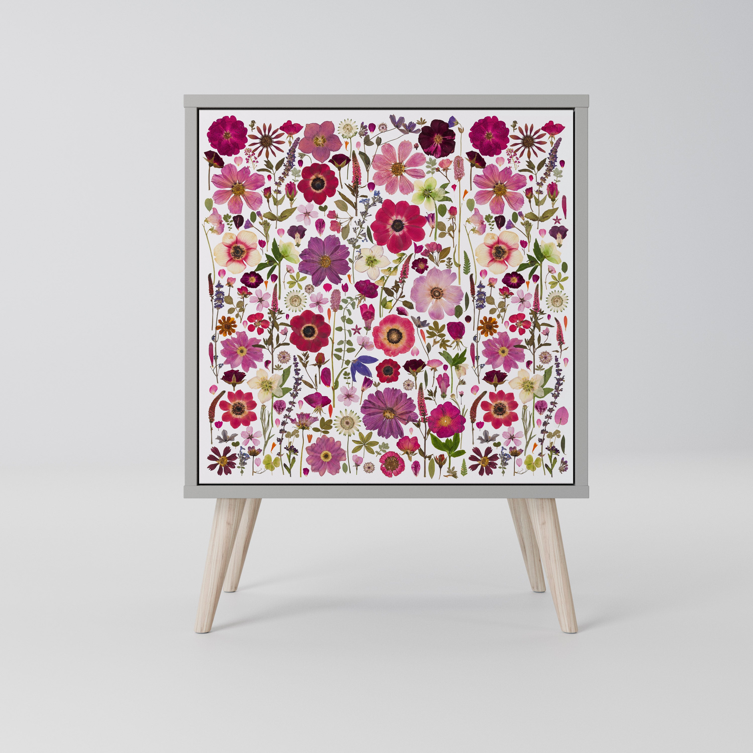 PETAL GARDEN Komoda 1-drzwiowa korpus Szary