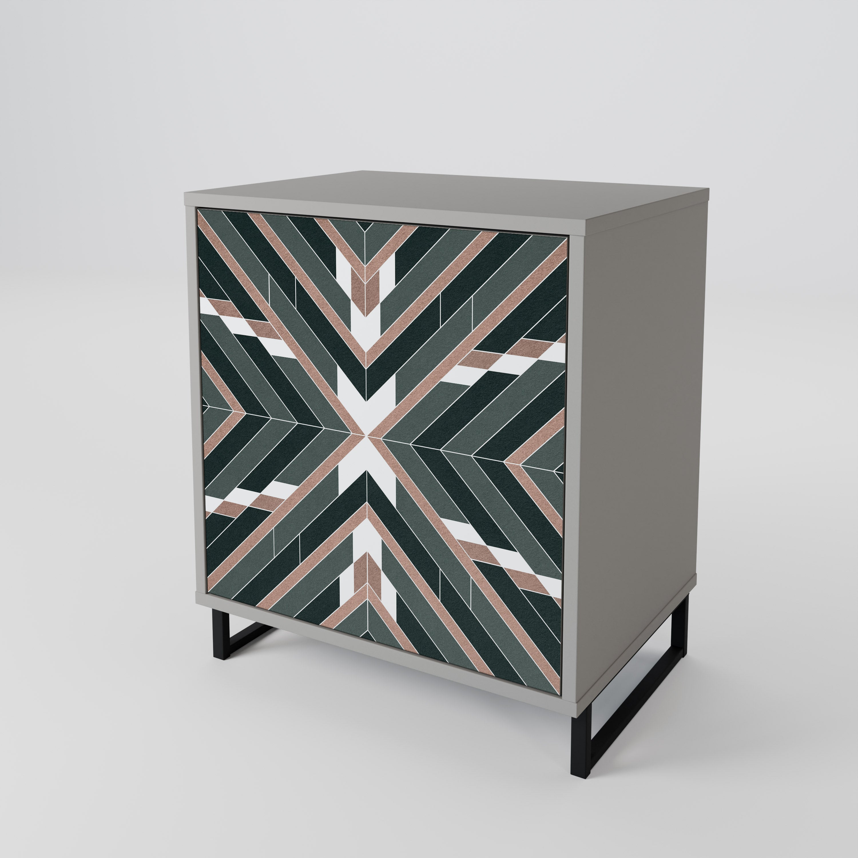 DIMENSION DELIGHTS Komoda 1-drzwiowa korpus Szary