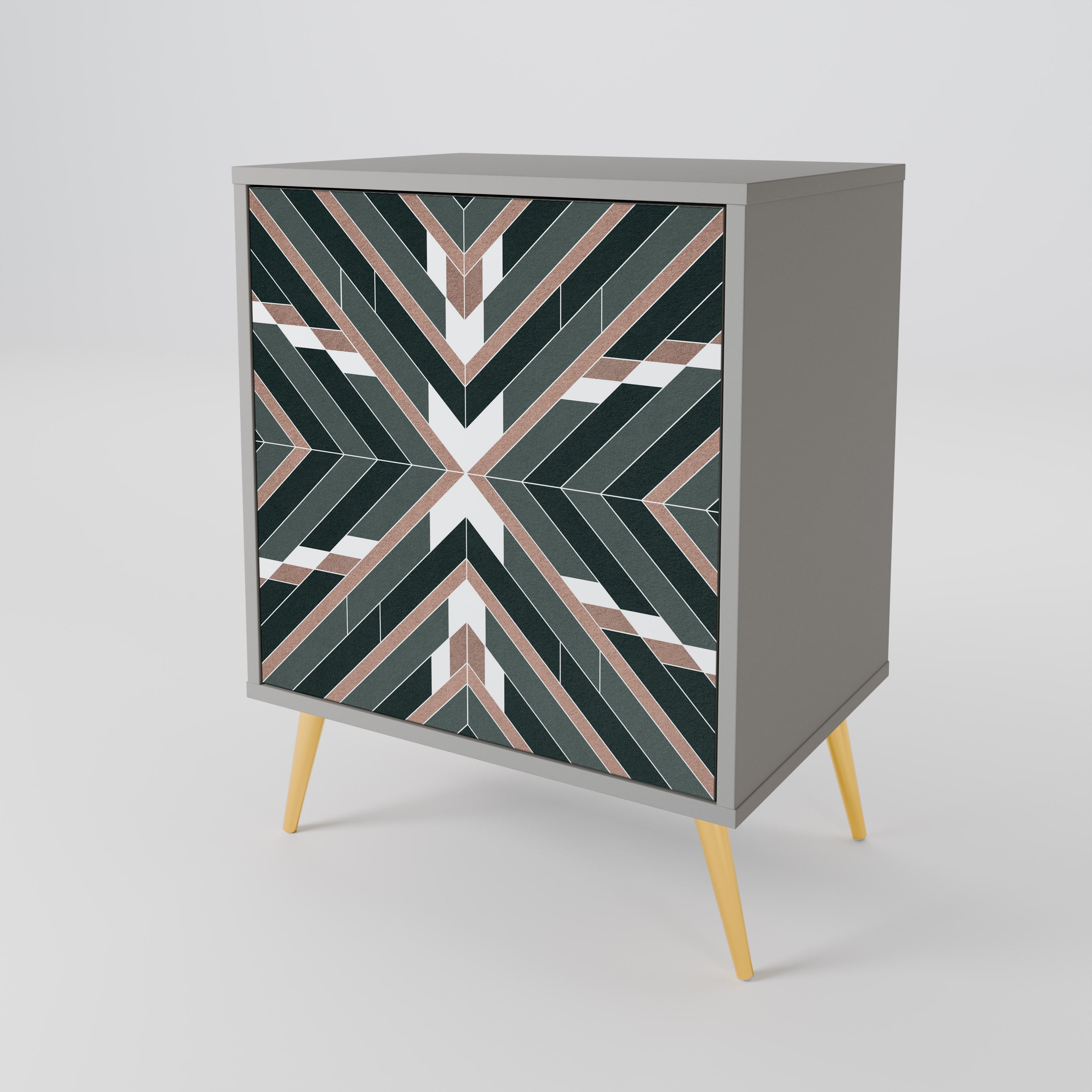 DIMENSION DELIGHTS Komoda 1-drzwiowa korpus Szary