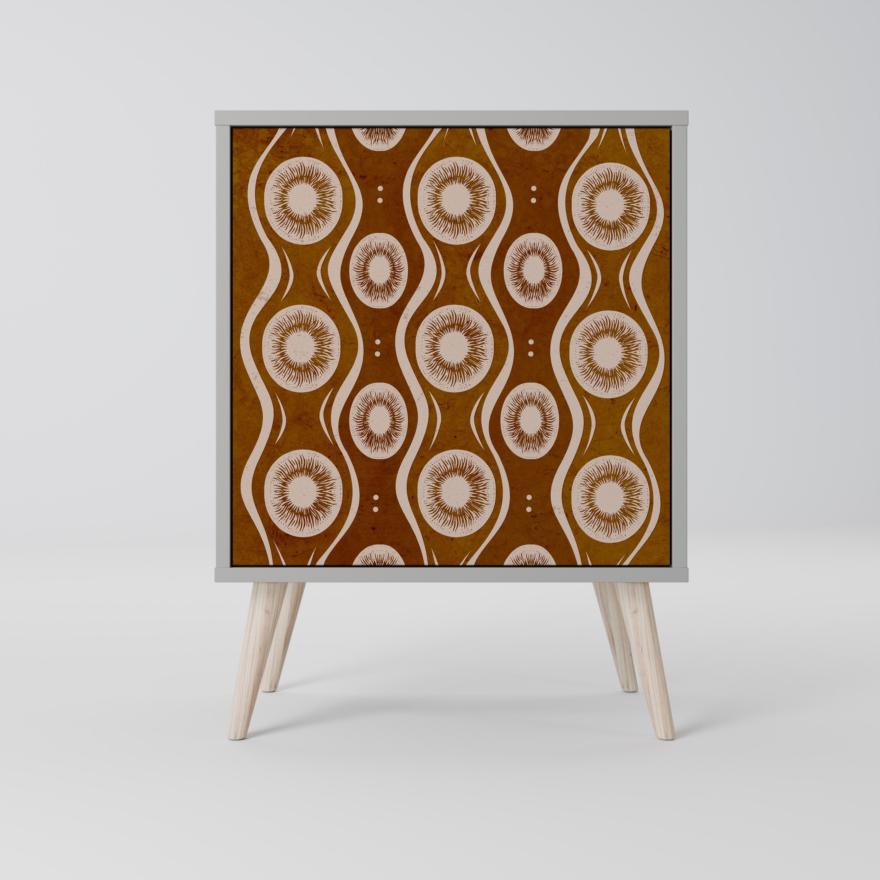 BROWN EYES Komoda 1-drzwiowa korpus Szary