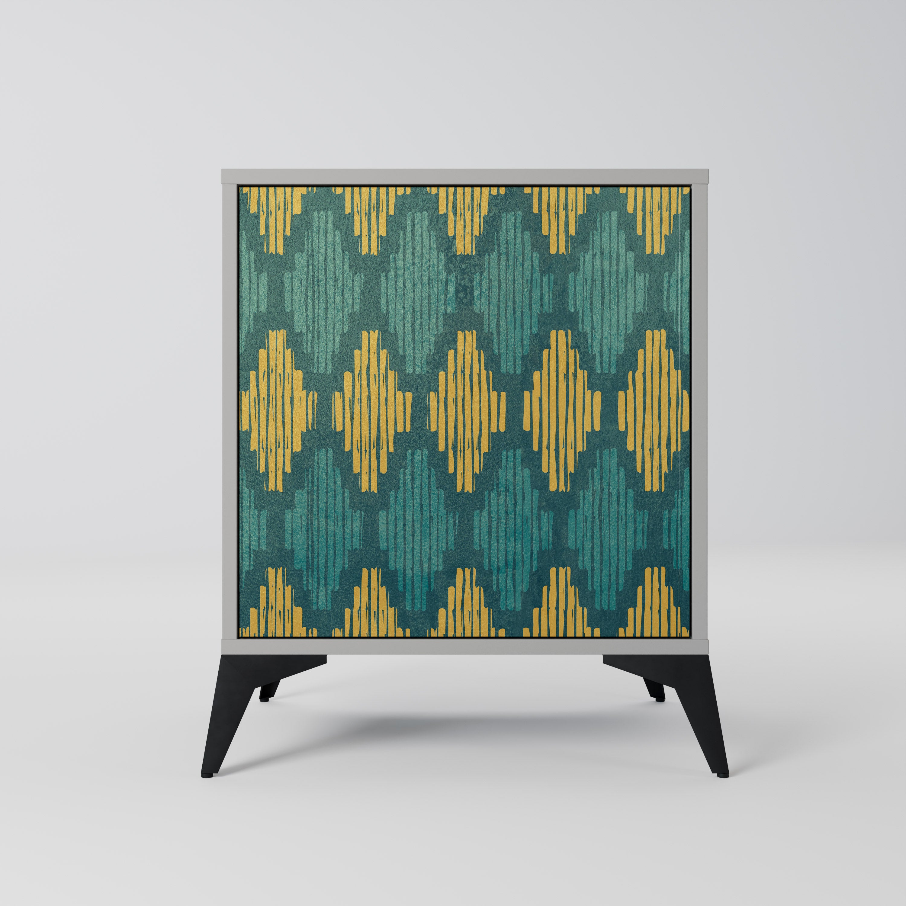 POLYGONS Komoda 1-drzwiowa korpus Szary