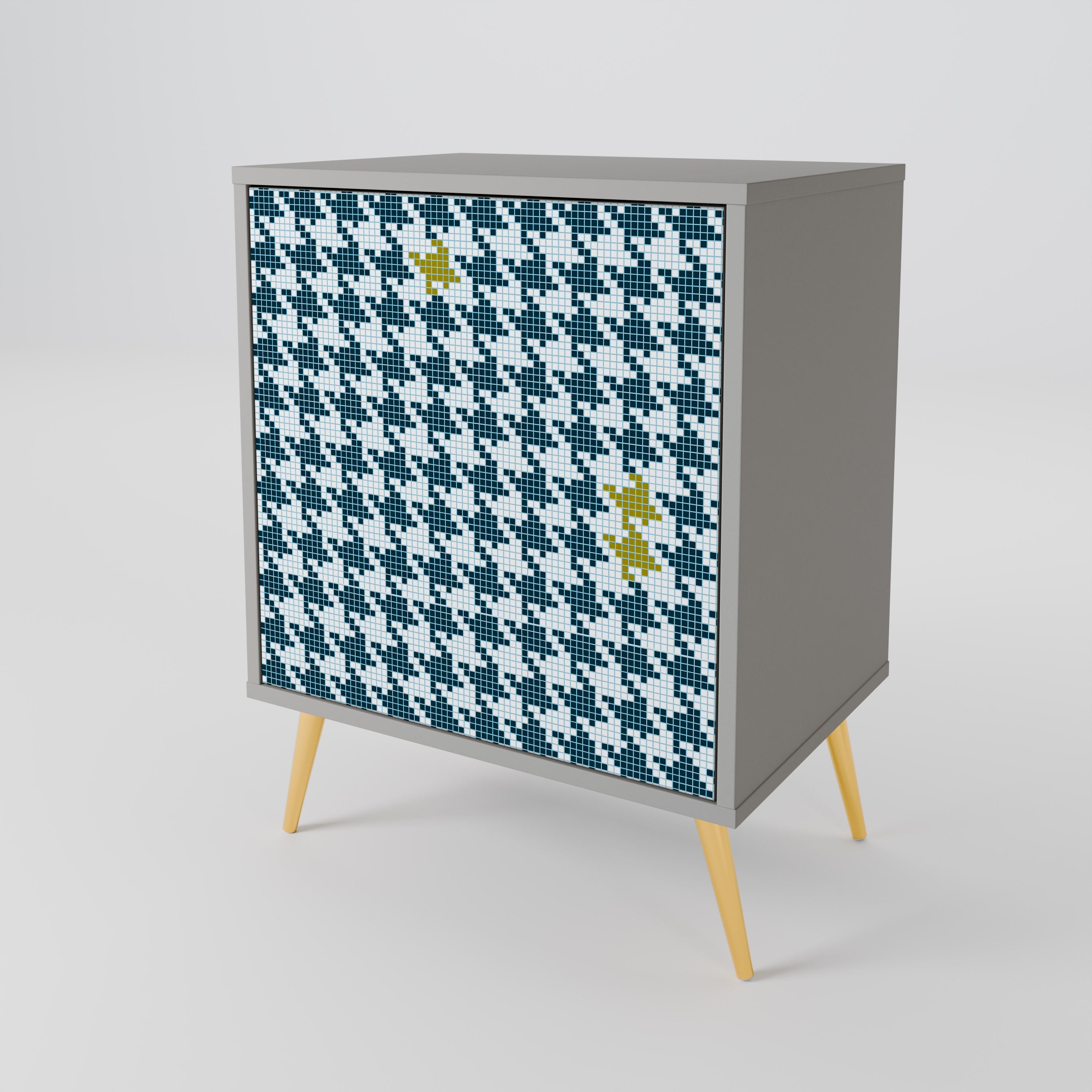 OUT OF CONTEXT Komoda 1-drzwiowa korpus Szary