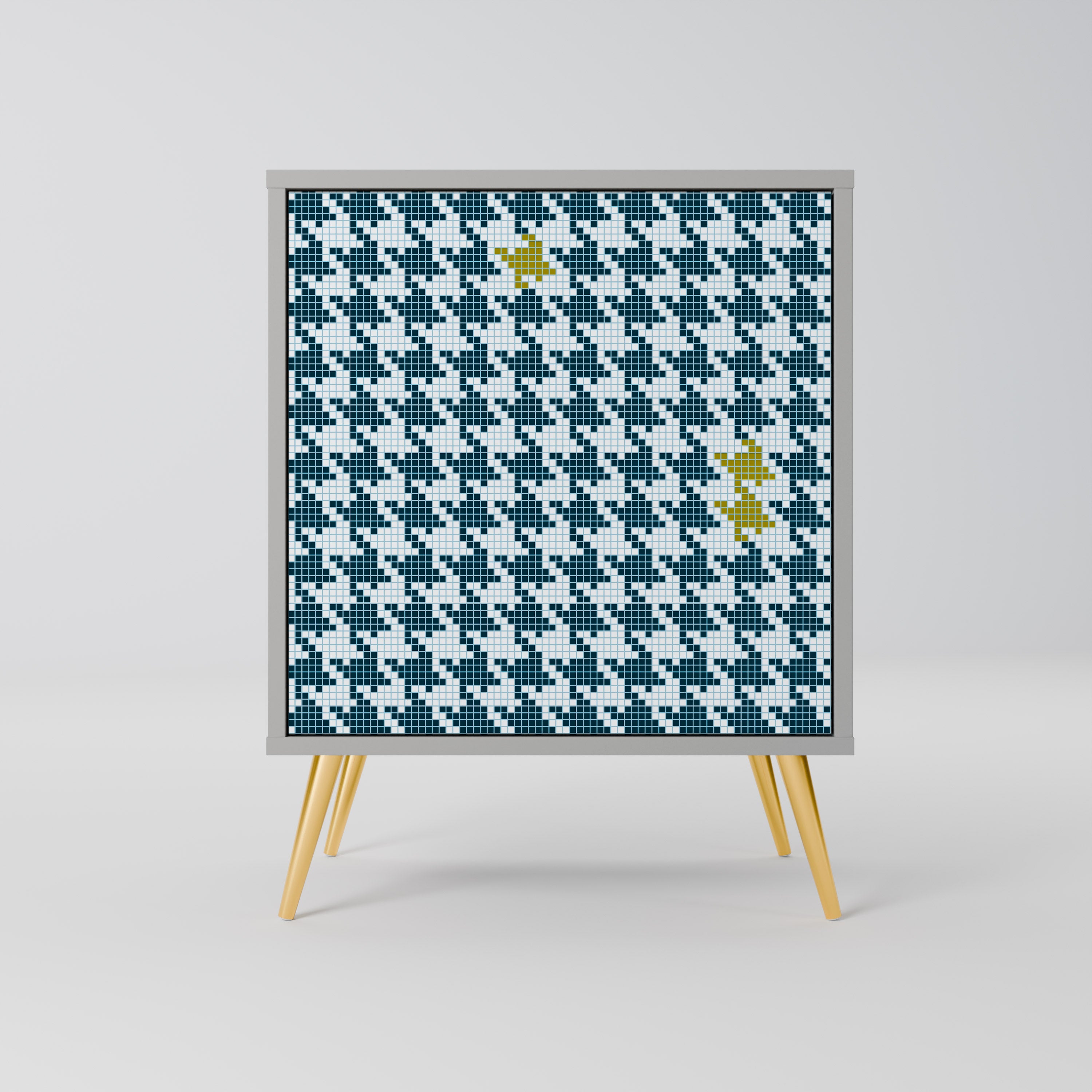 OUT OF CONTEXT Komoda 1-drzwiowa korpus Szary