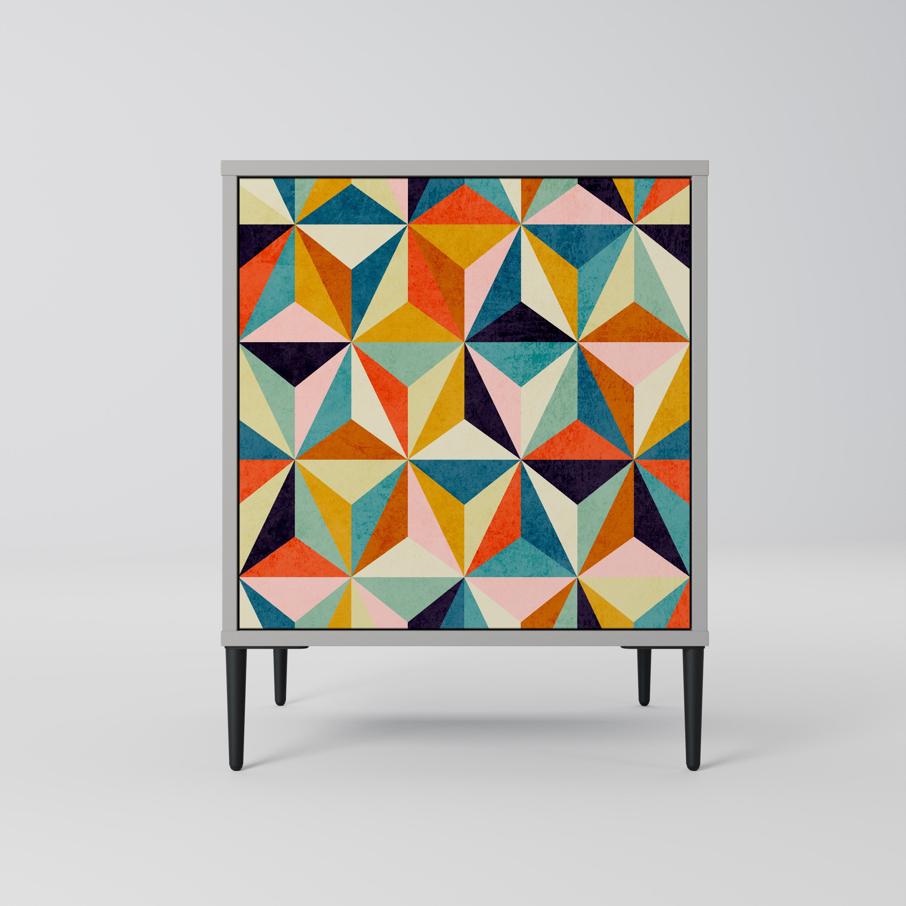 TESSELATE TREASURES Komoda 1-drzwiowa korpus Szary