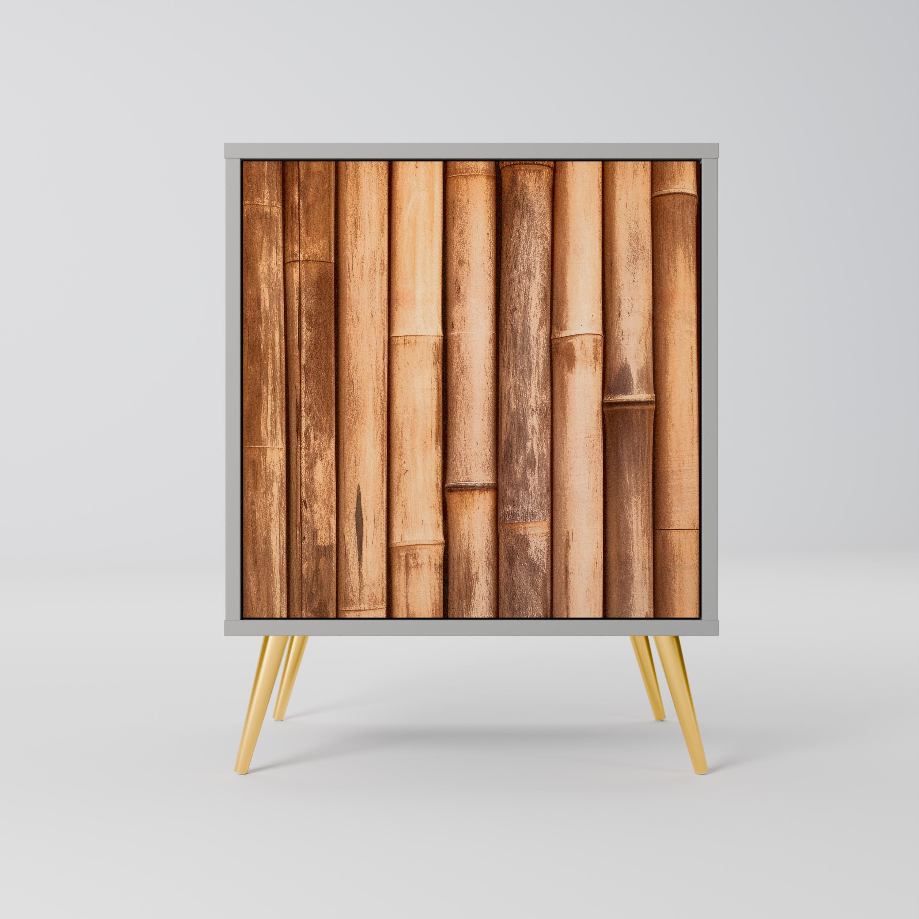 NATURAL WOOD Komoda 1-drzwiowa korpus Szary