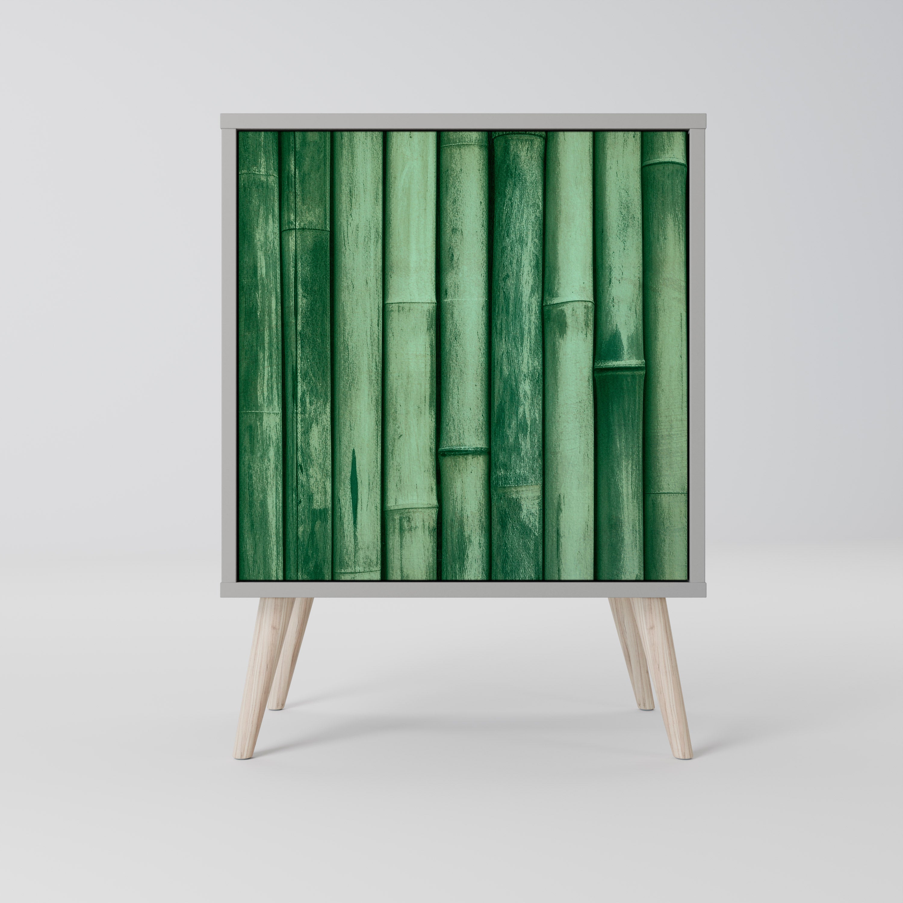 NATURAL GREEN Komoda 1-drzwiowa korpus Szary