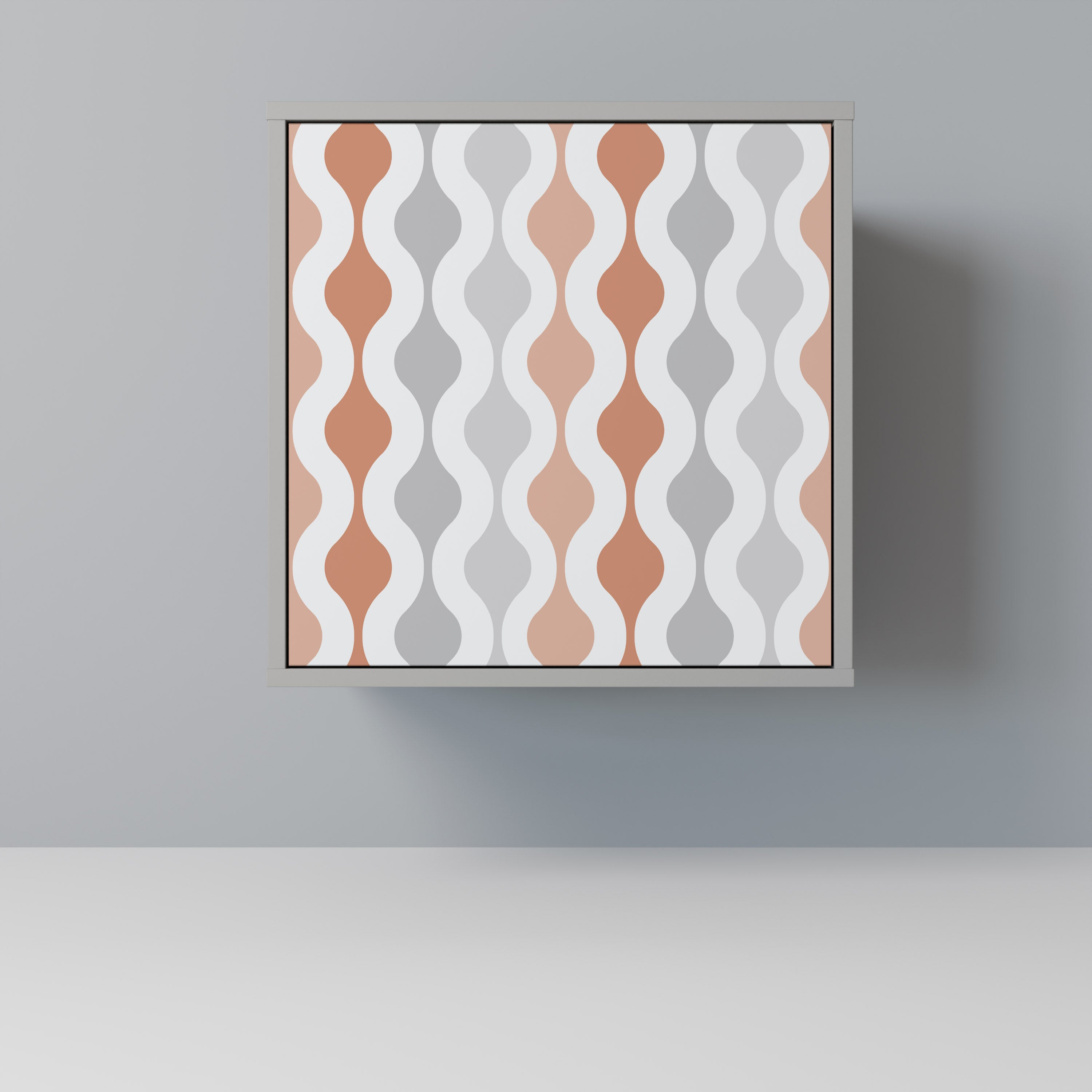 HAZY NOSTALGIA Komoda 1-drzwiowa korpus Szary