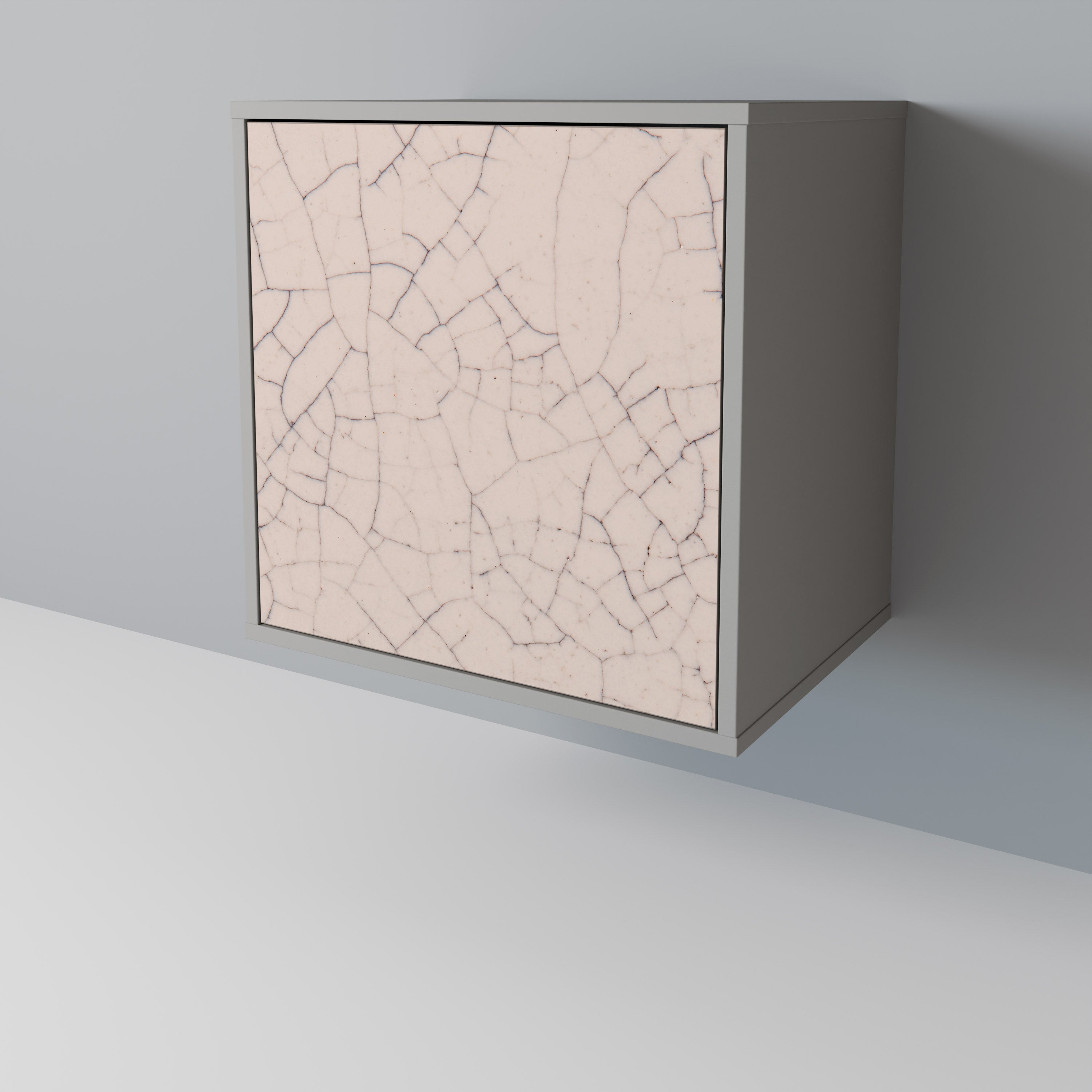 CERAMIC TEXTURE Komoda 1-drzwiowa korpus Szary