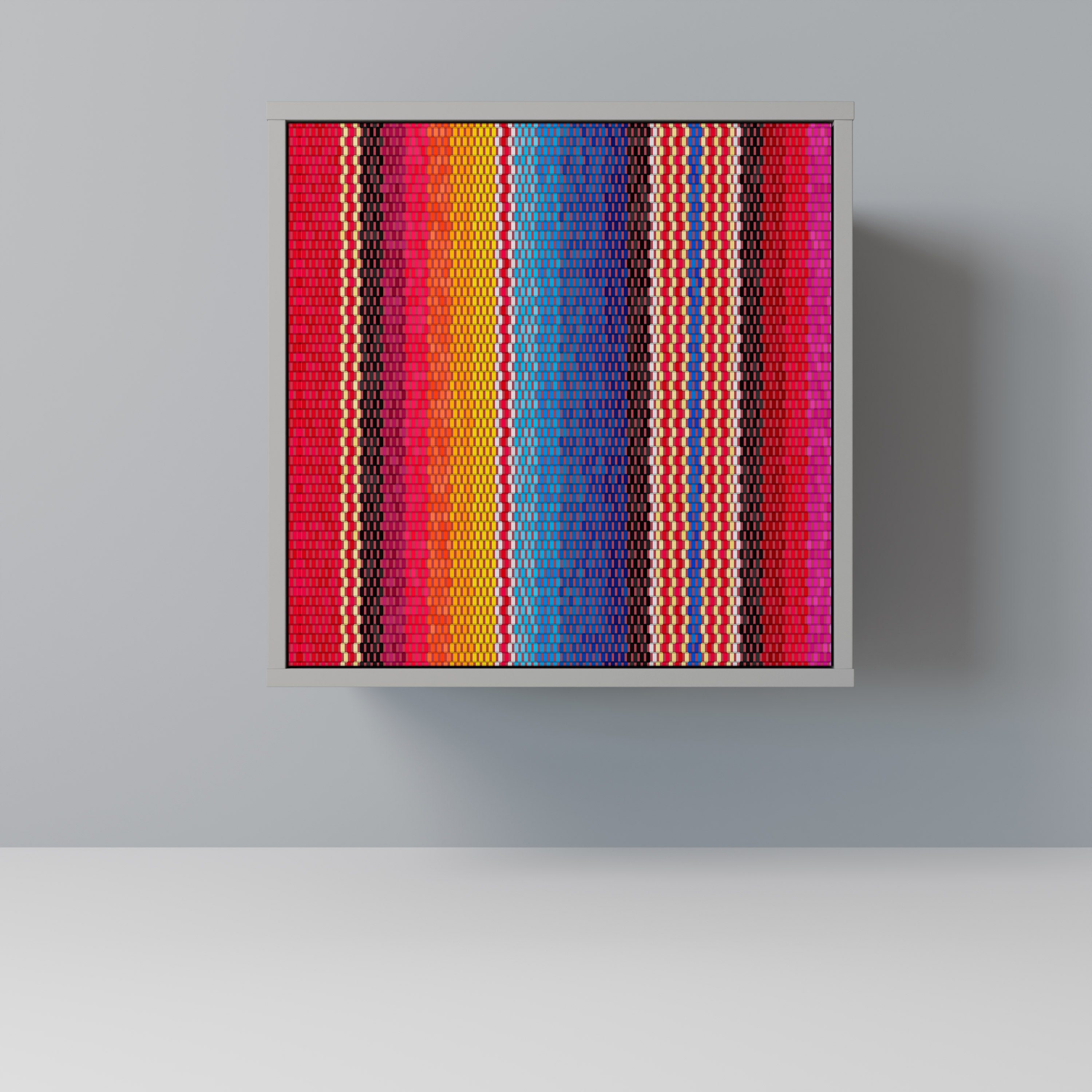 ETHNIC MEXICAN Komoda 1-drzwiowa korpus Szary