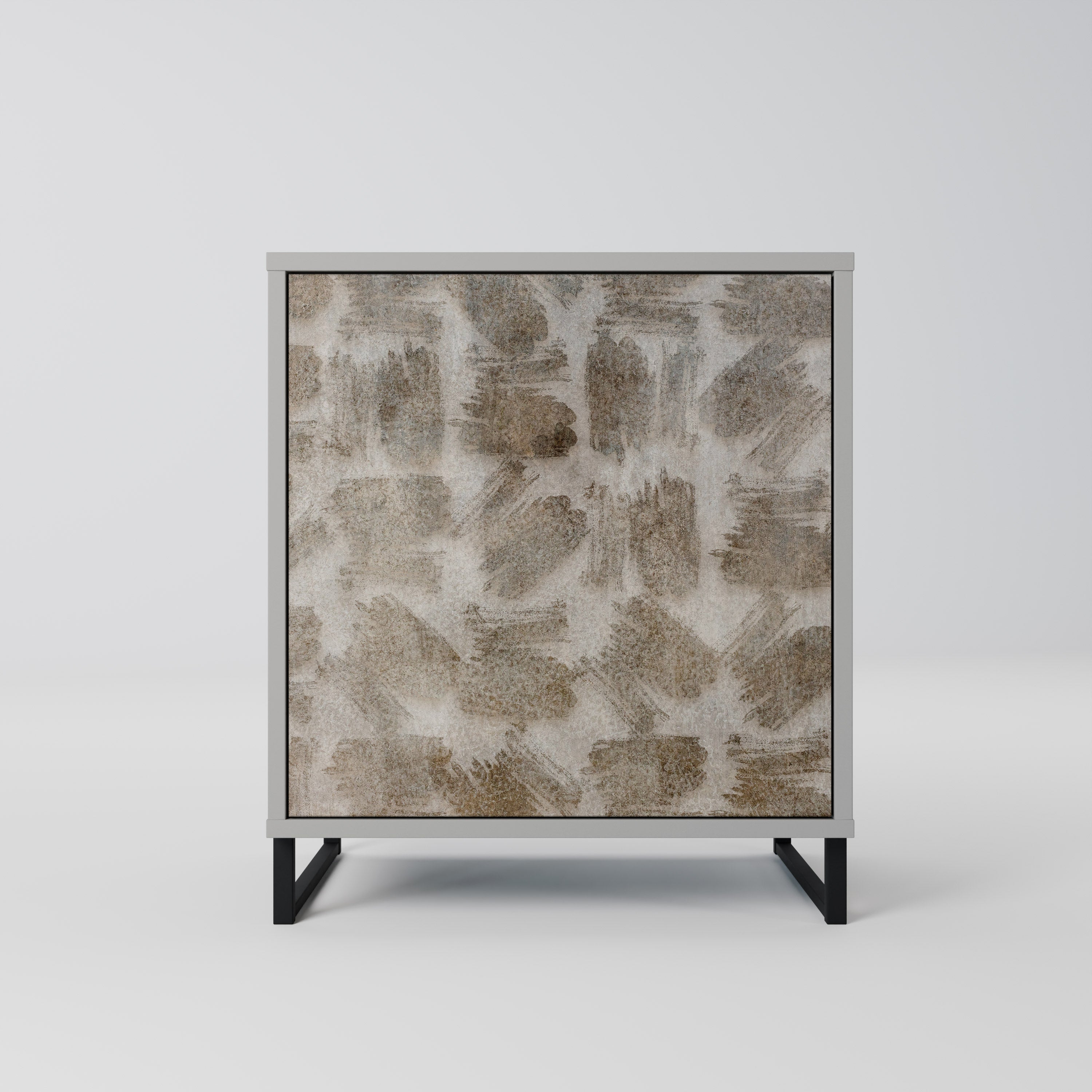 SLIGHTLY BLURRED Komoda 1-drzwiowa korpus Szary