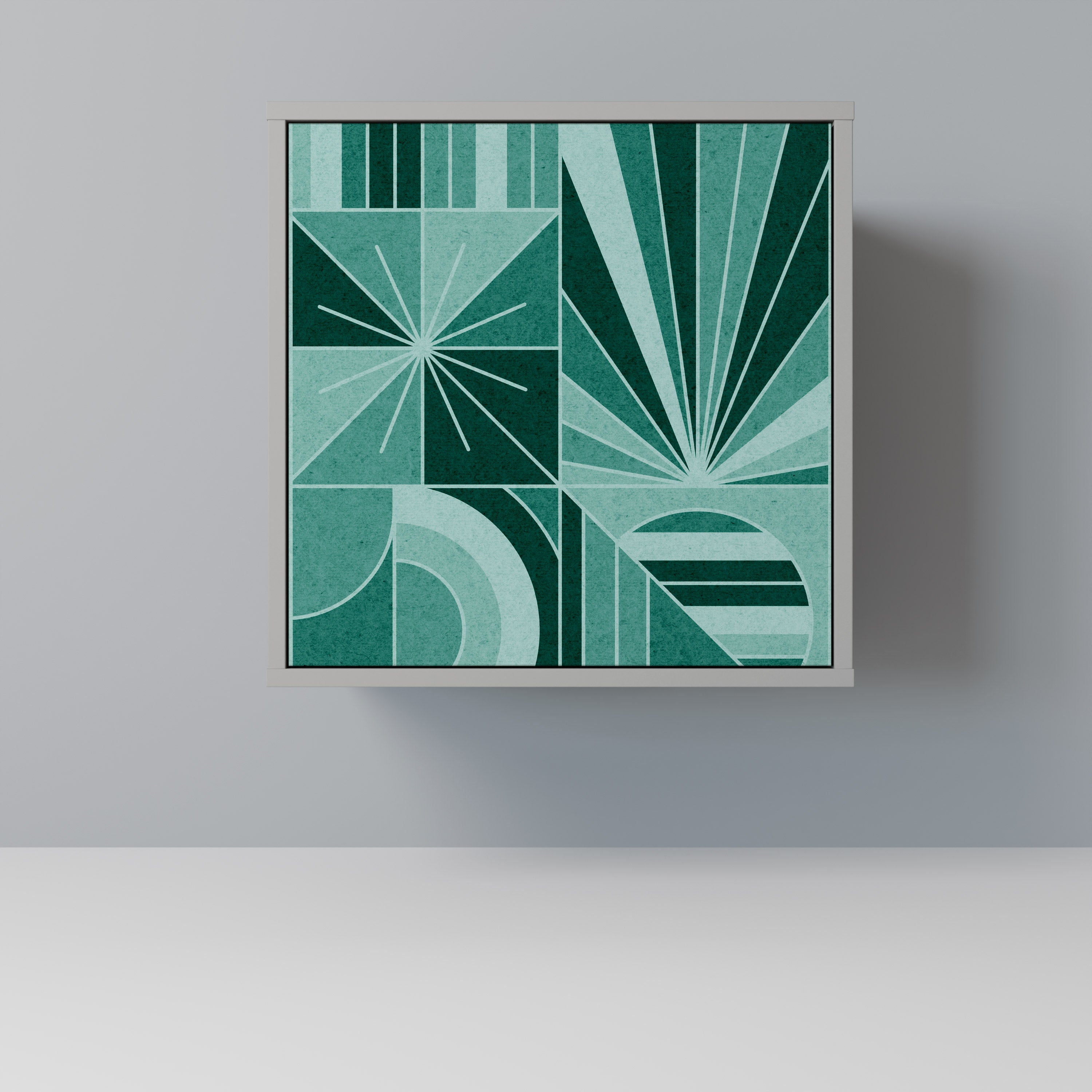 HARMONIC GRID Komoda 1-drzwiowa korpus Szary