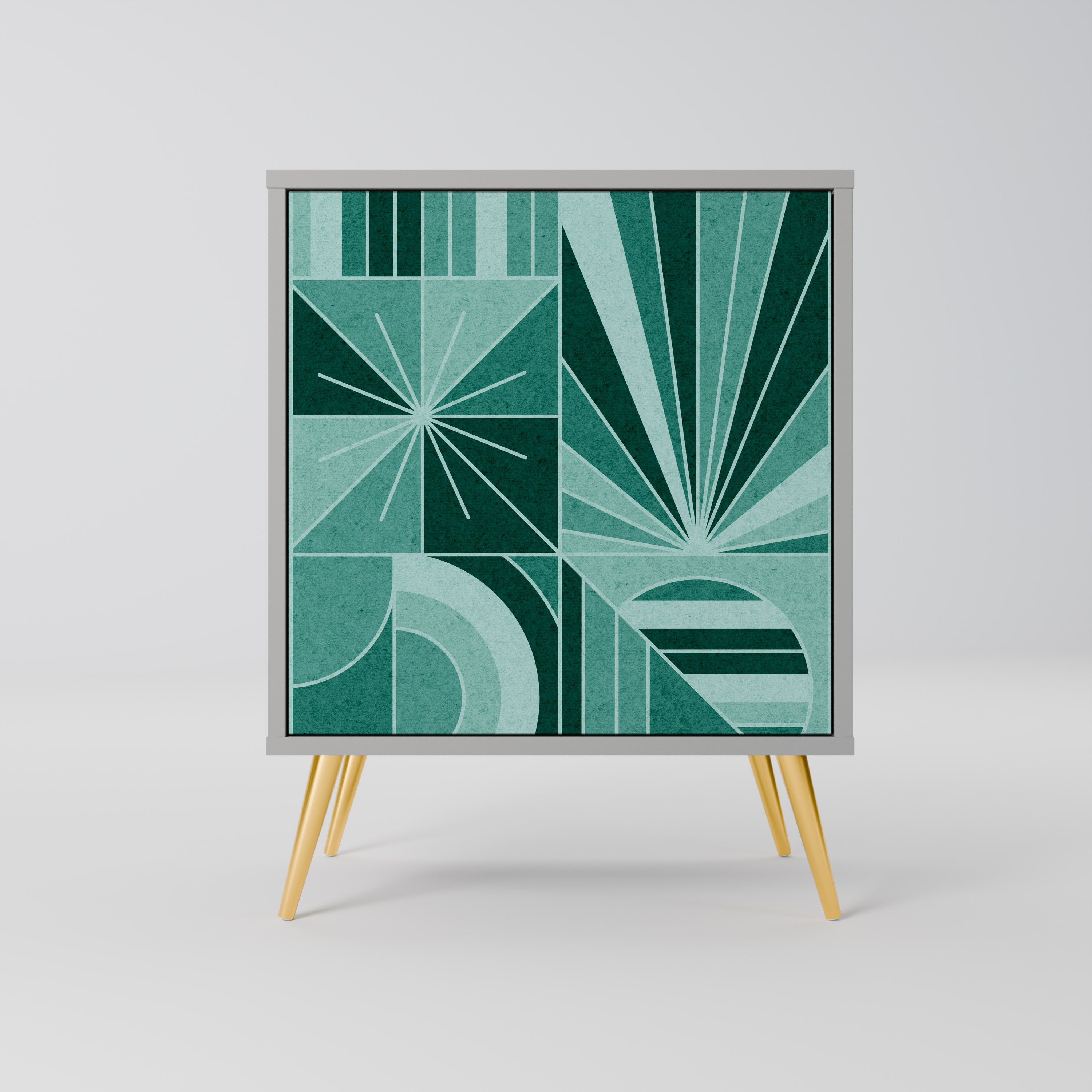 HARMONIC GRID Komoda 1-drzwiowa korpus Szary