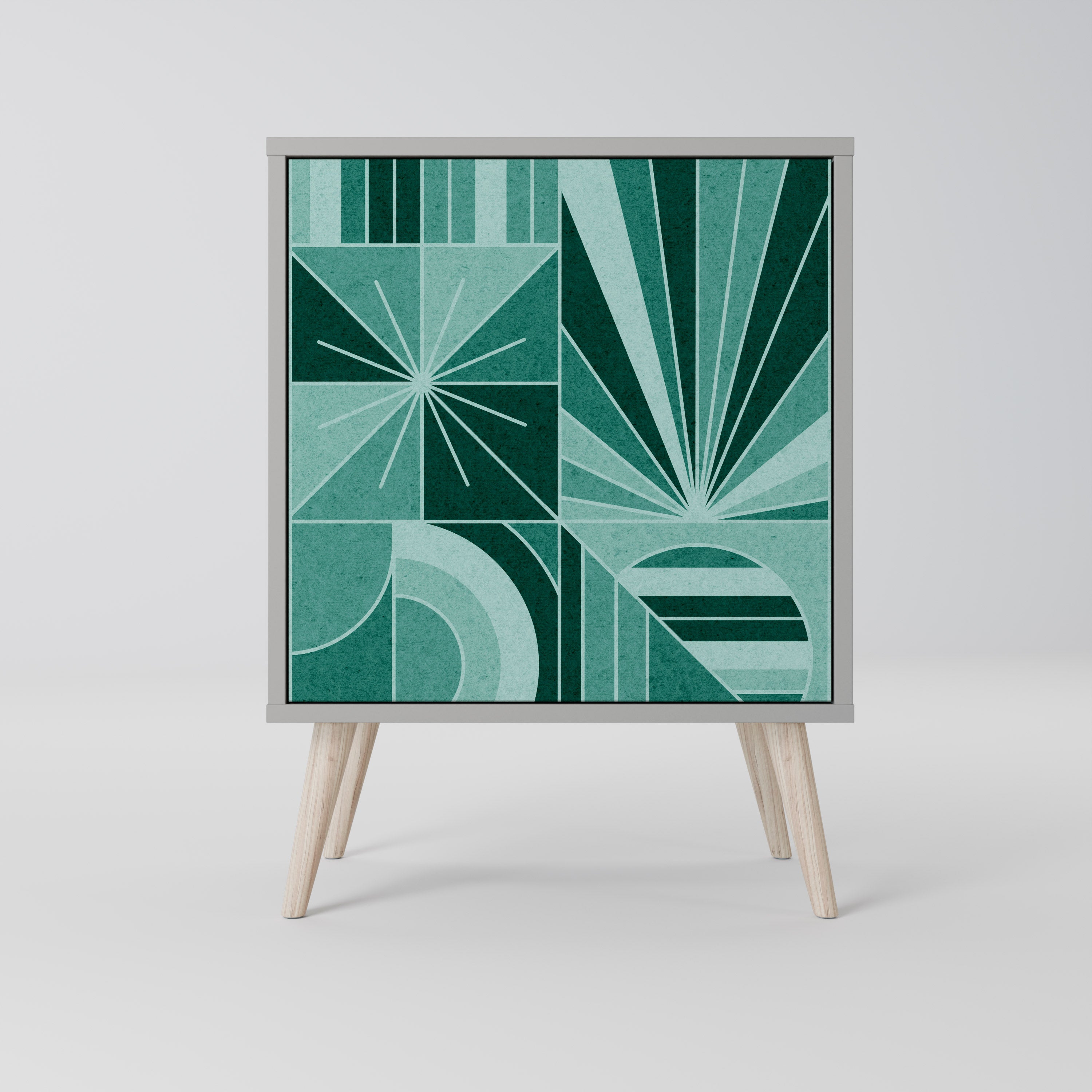 HARMONIC GRID Komoda 1-drzwiowa korpus Szary