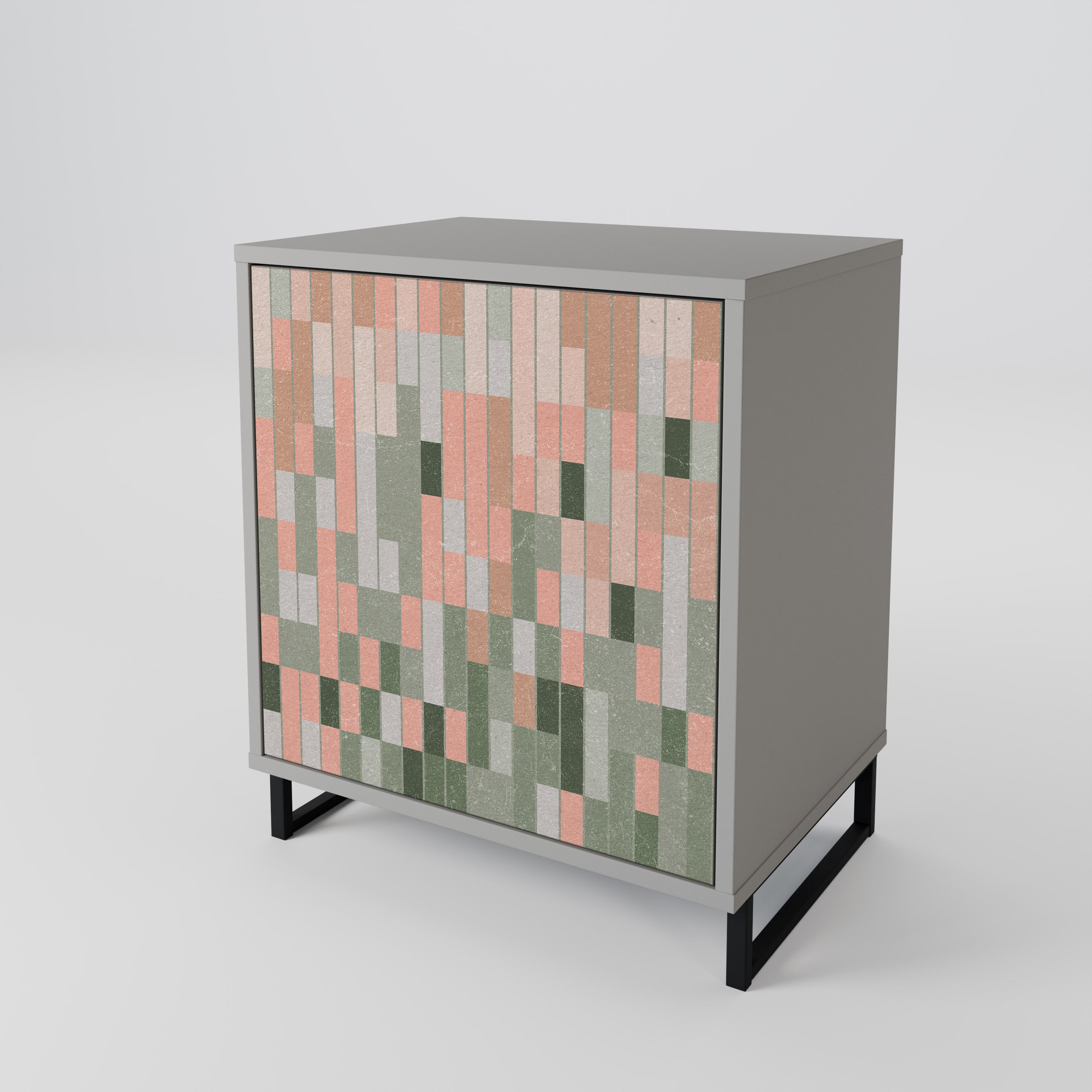 BUILDING THE FUTURE Komoda 1-drzwiowa korpus Szary