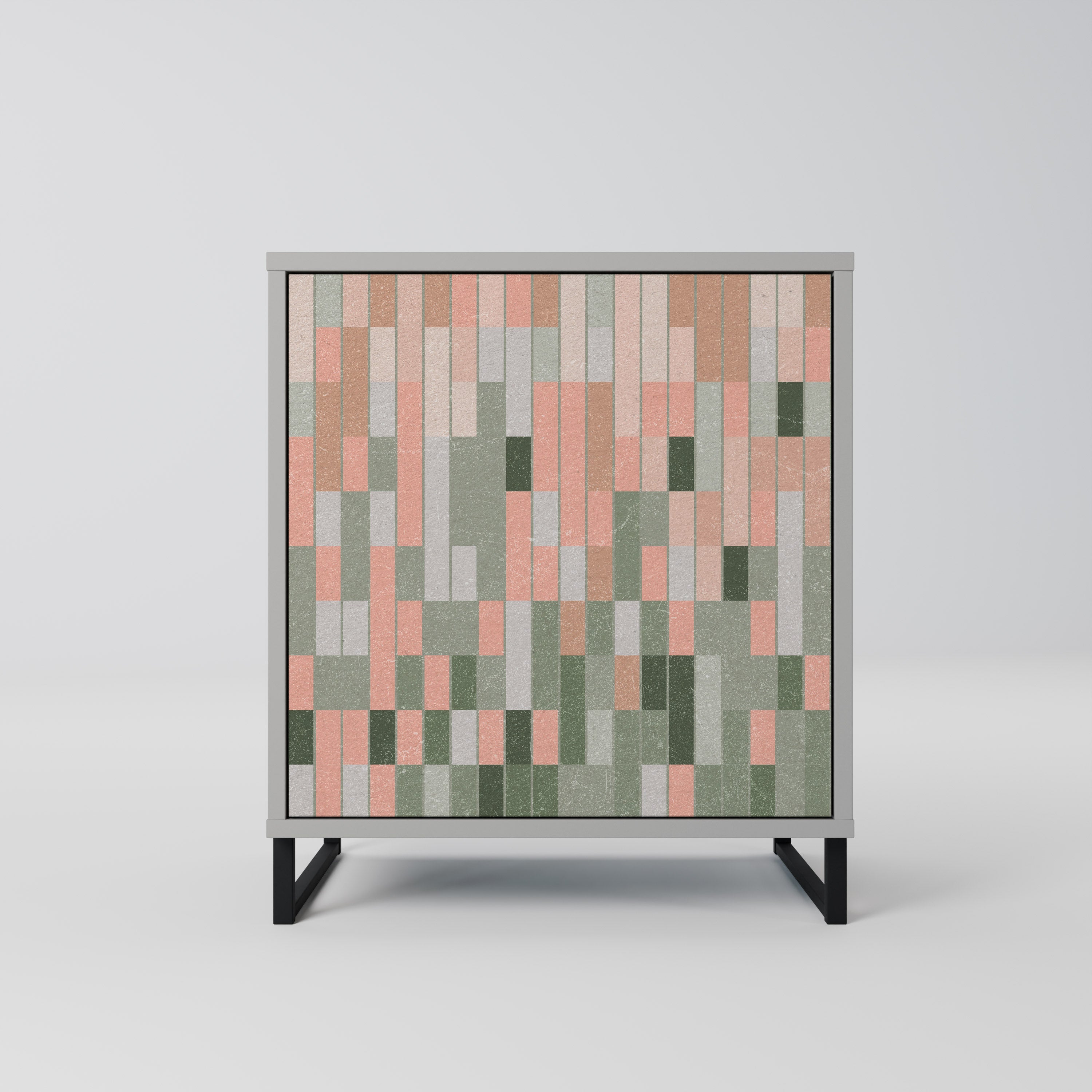 BUILDING THE FUTURE Komoda 1-drzwiowa korpus Szary