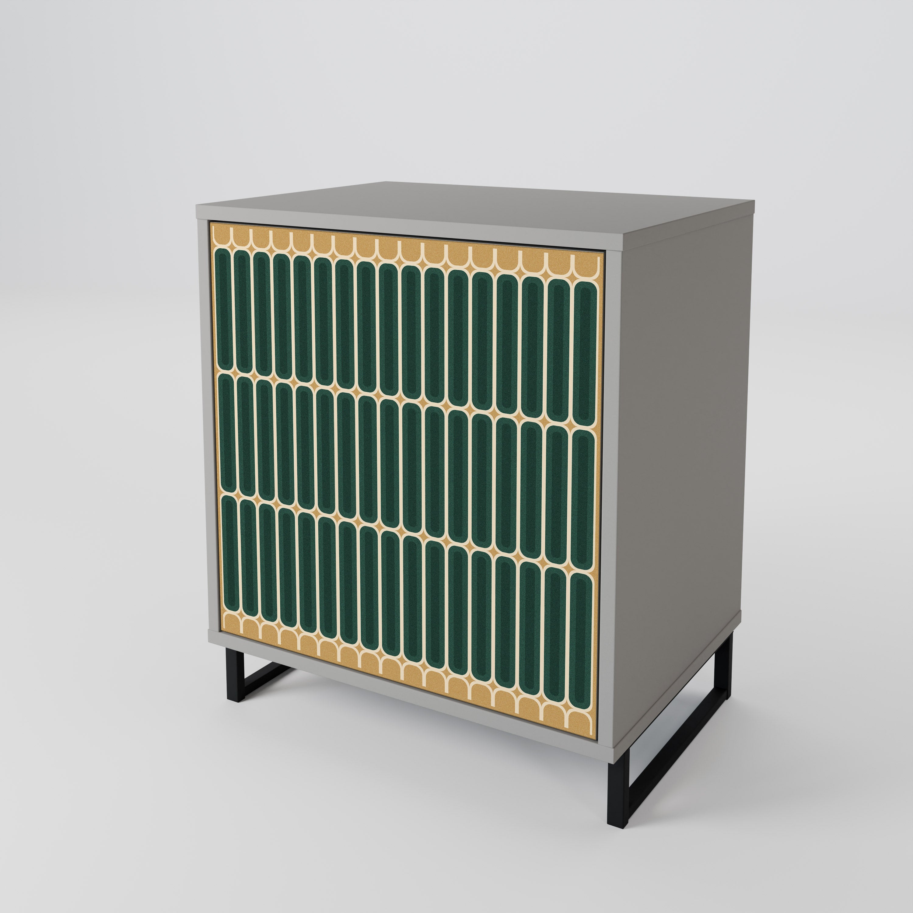 ILUSION GATE Komoda 1-drzwiowa korpus Szary