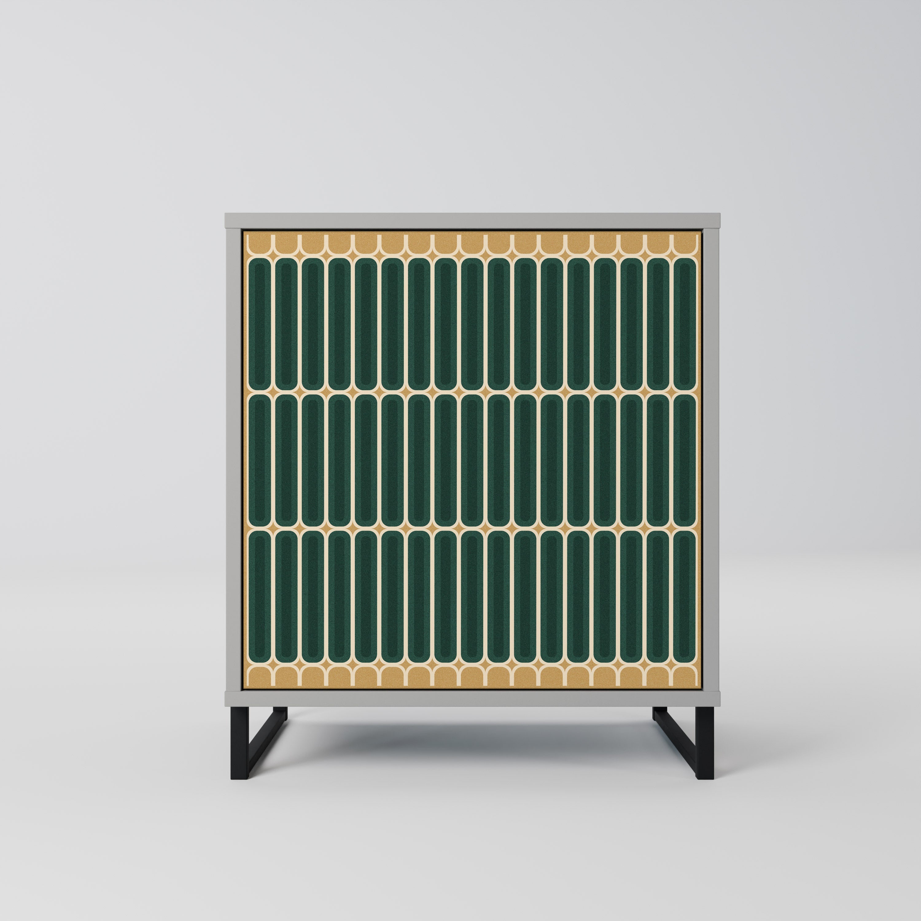 ILUSION GATE Komoda 1-drzwiowa korpus Szary