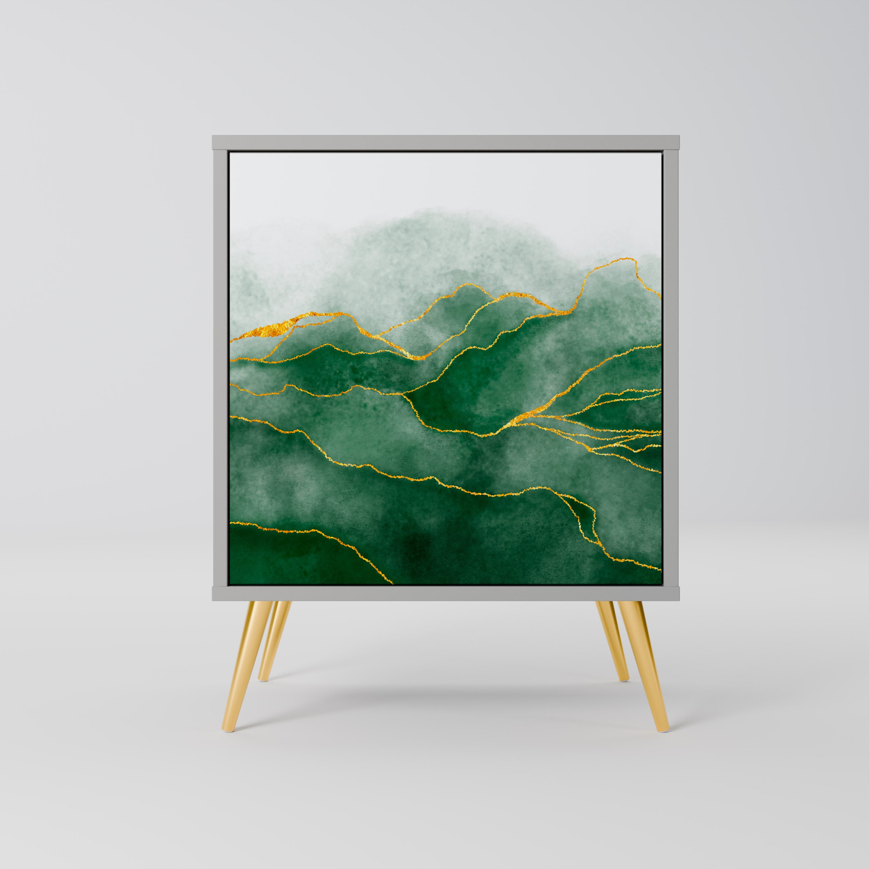 EXPENSIVE NATURE Komoda 1-drzwiowa korpus Szary