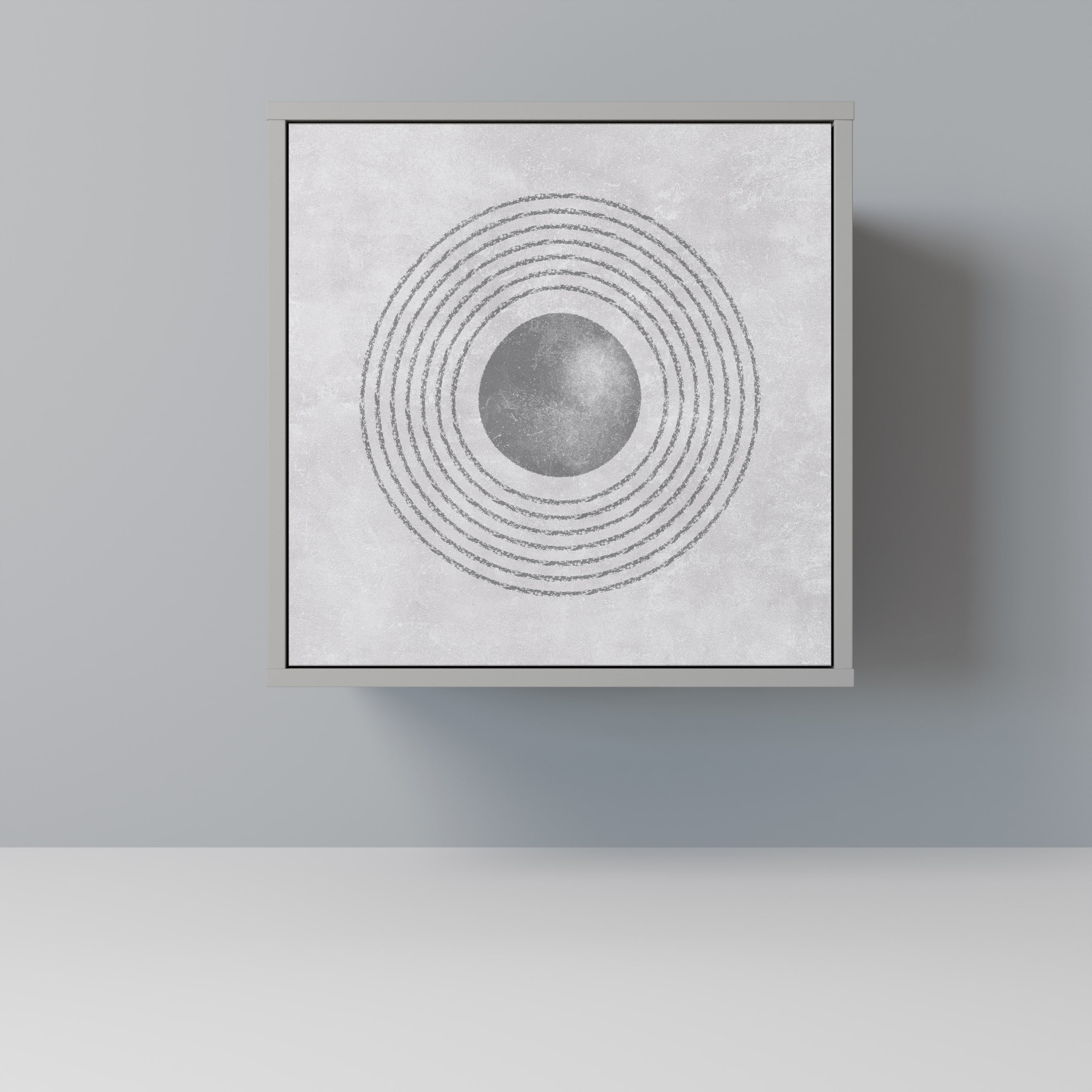 SOLID CIRCLES Komoda 1-drzwiowa korpus Szary