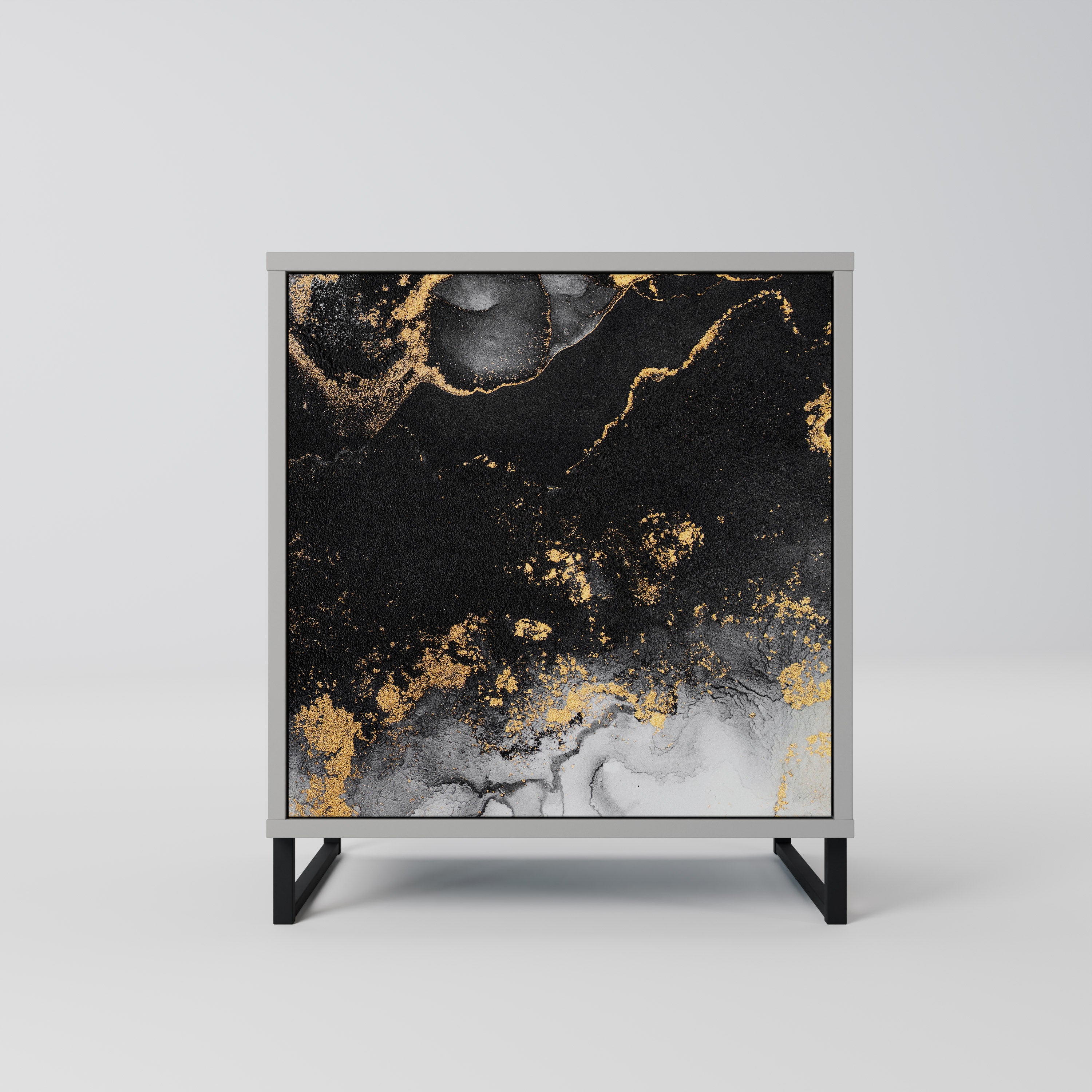 MARBLE OF TOMMORROW Komoda 1-drzwiowa korpus Szary