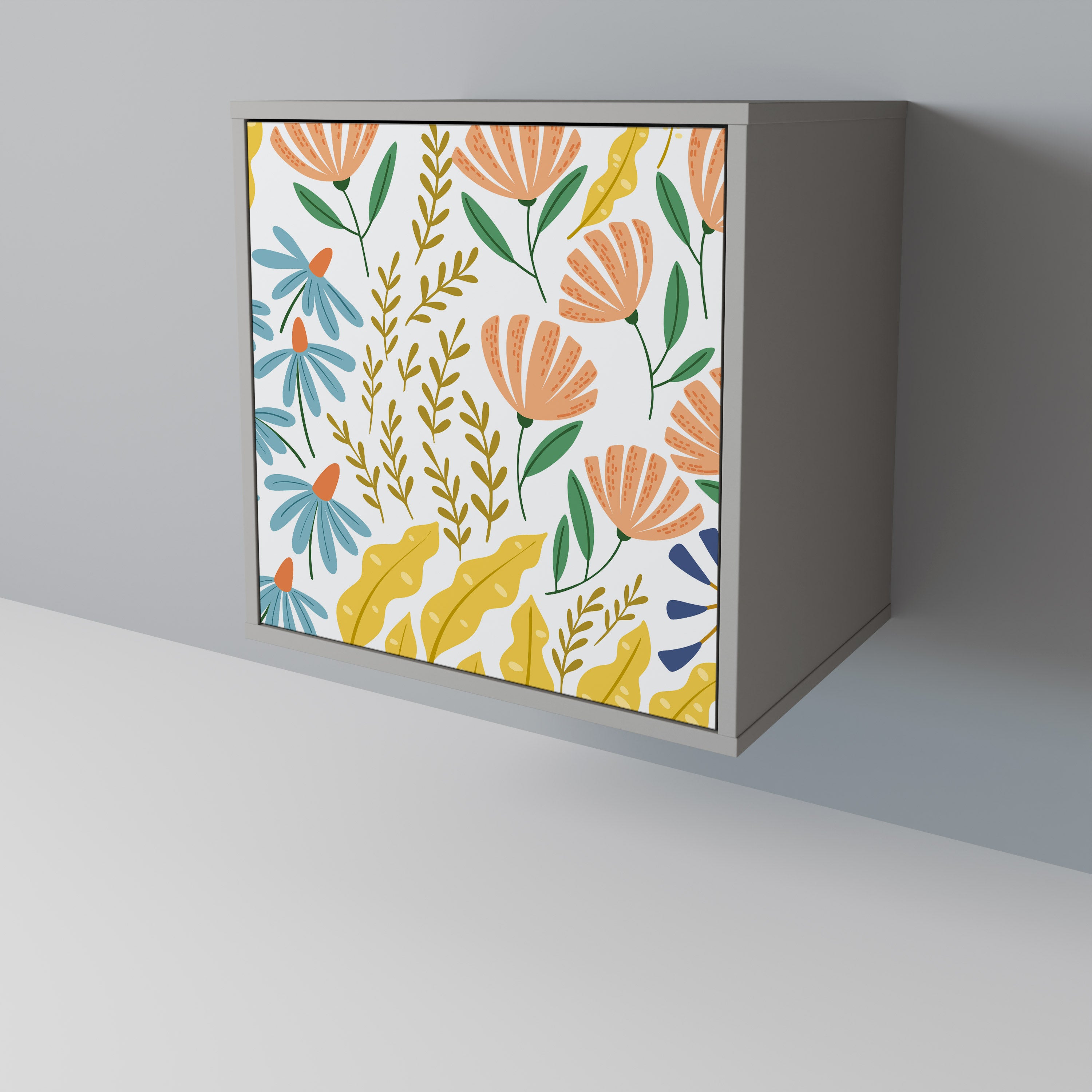 HELLO SPRING Komoda 1-drzwiowa korpus Szary