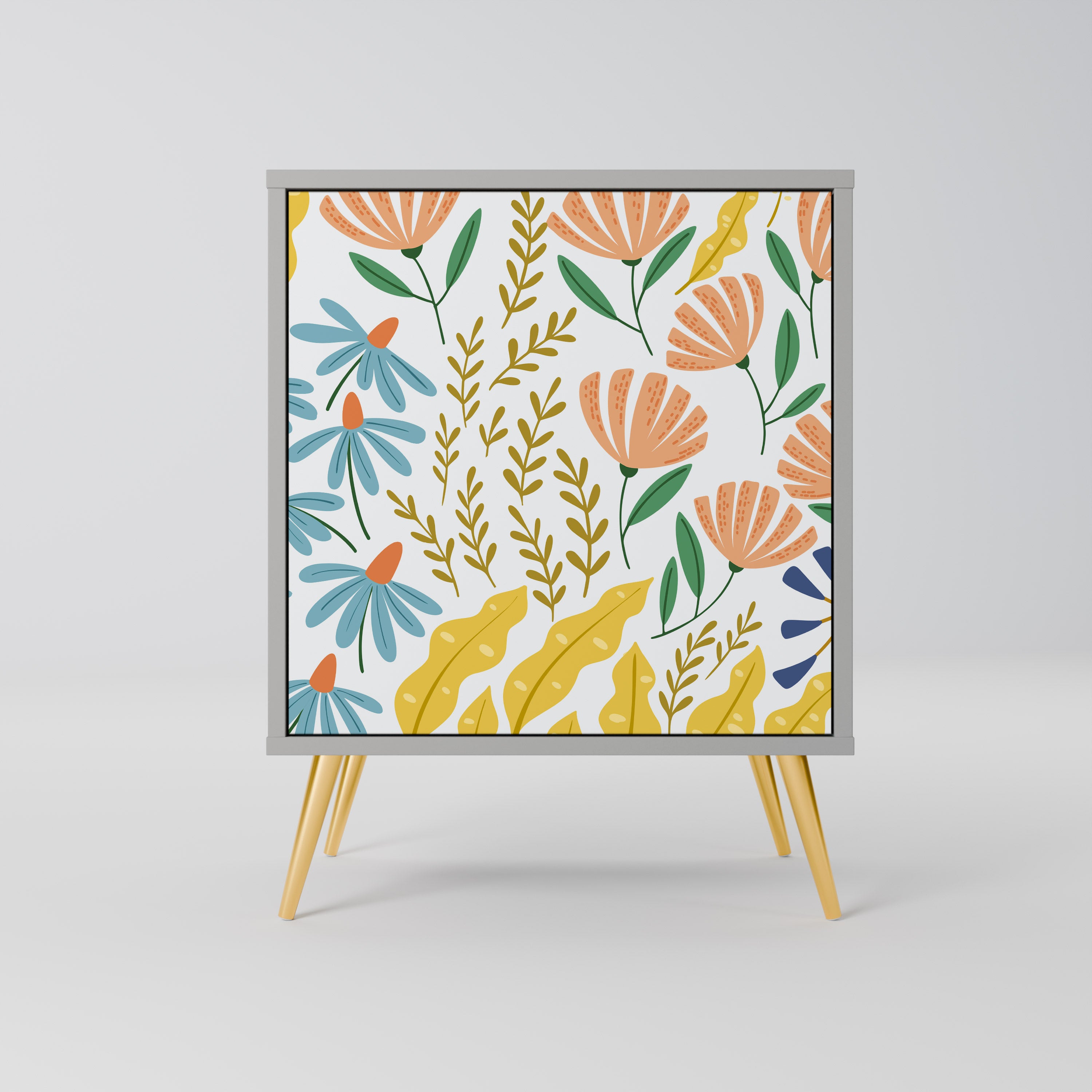 HELLO SPRING Komoda 1-drzwiowa korpus Szary