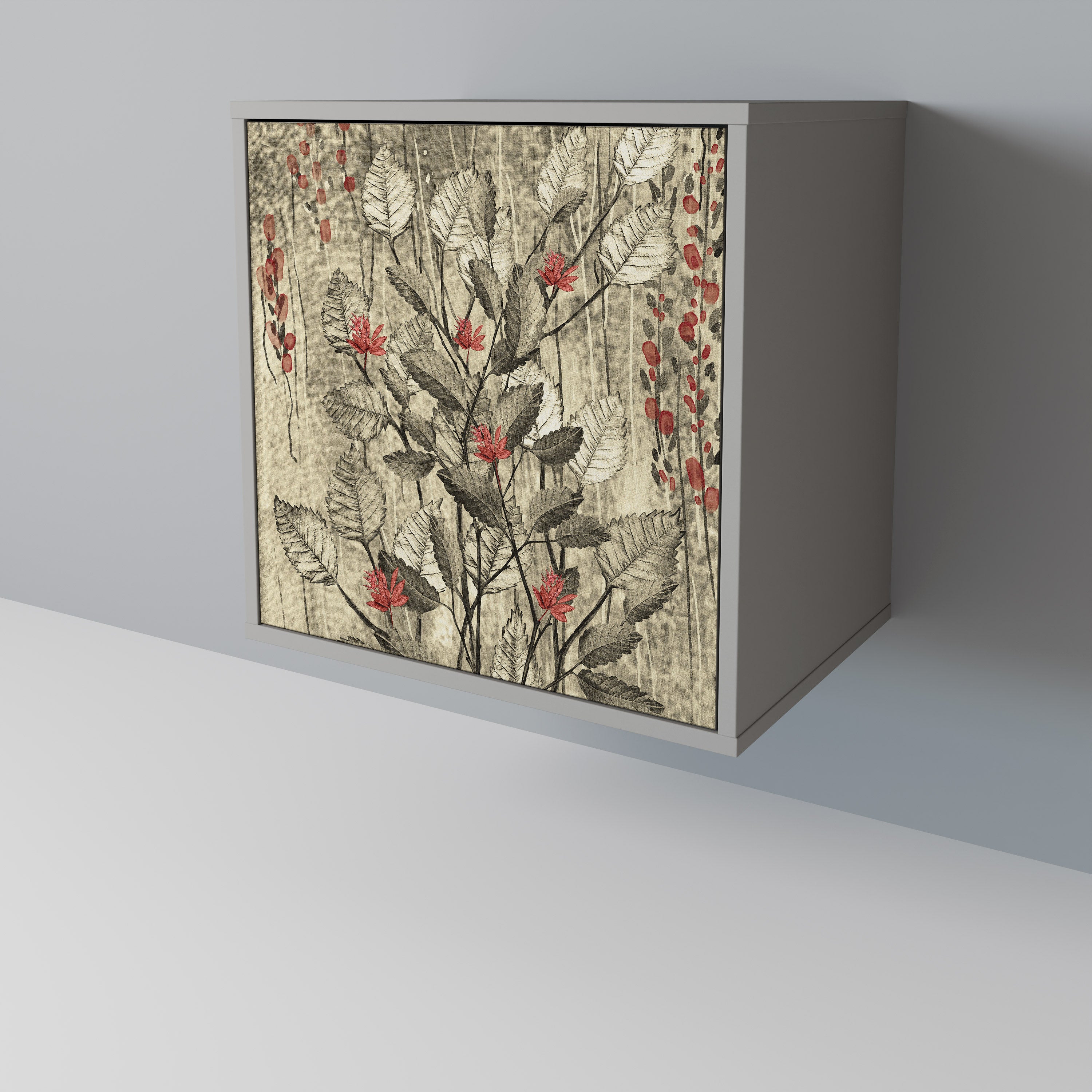 HERBAL GRACE Komoda 1-drzwiowa korpus Szary