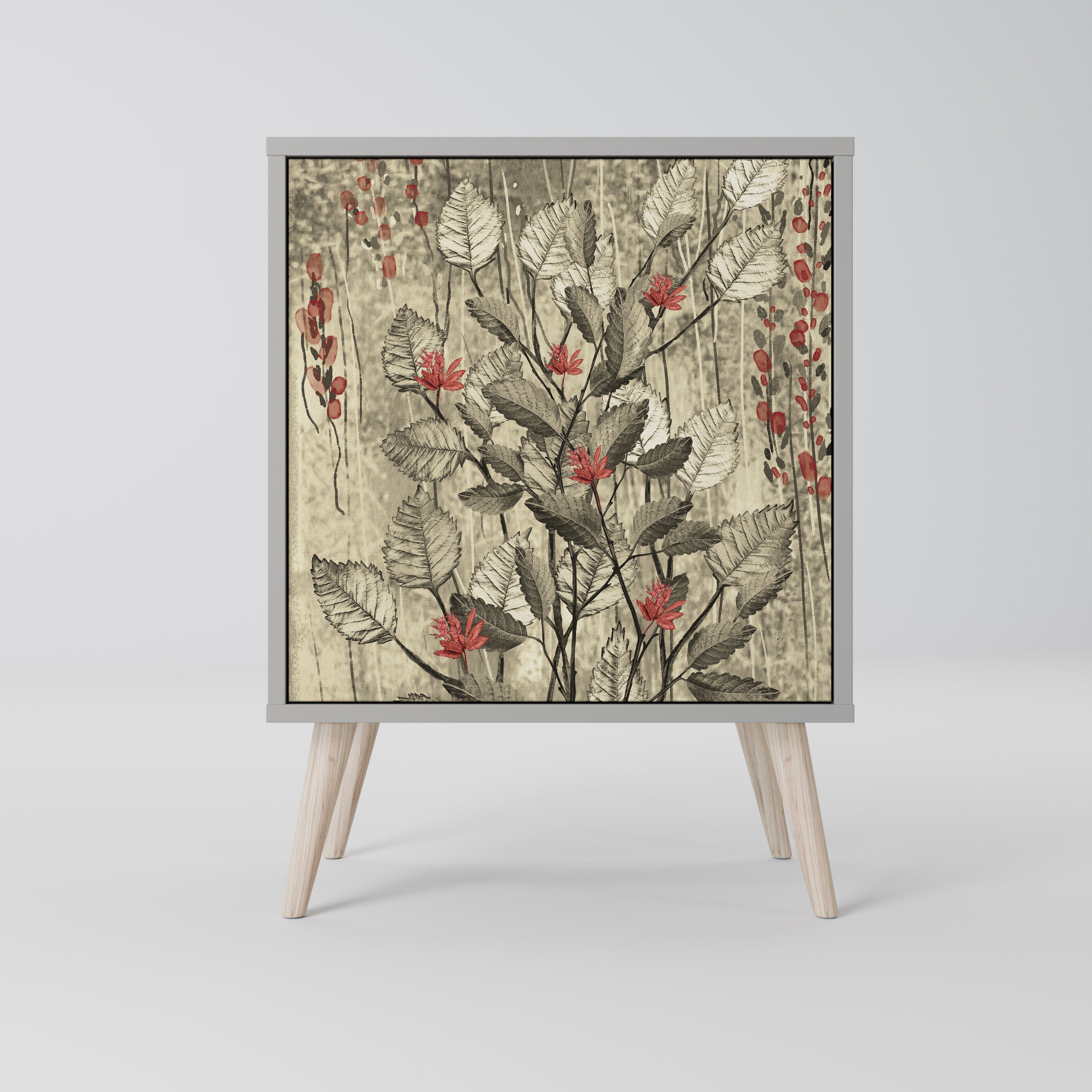 HERBAL GRACE Komoda 1-drzwiowa korpus Szary