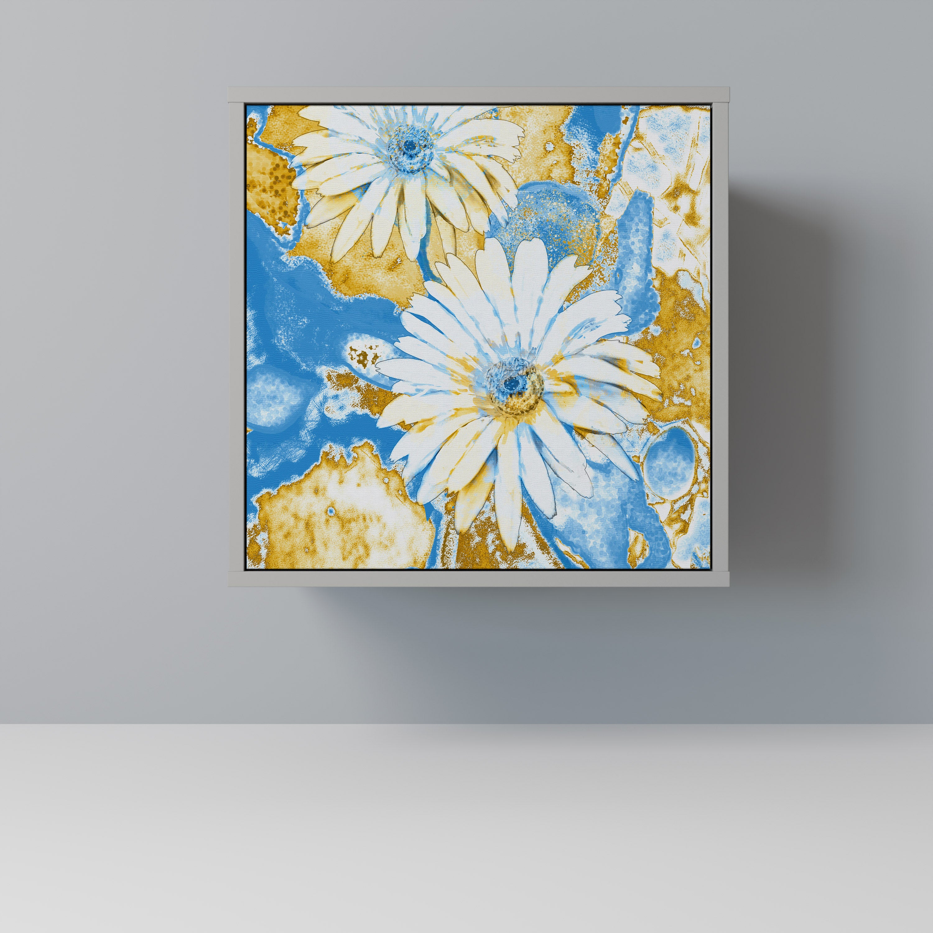 DAISY LUXE Komoda 1-drzwiowa korpus Szary