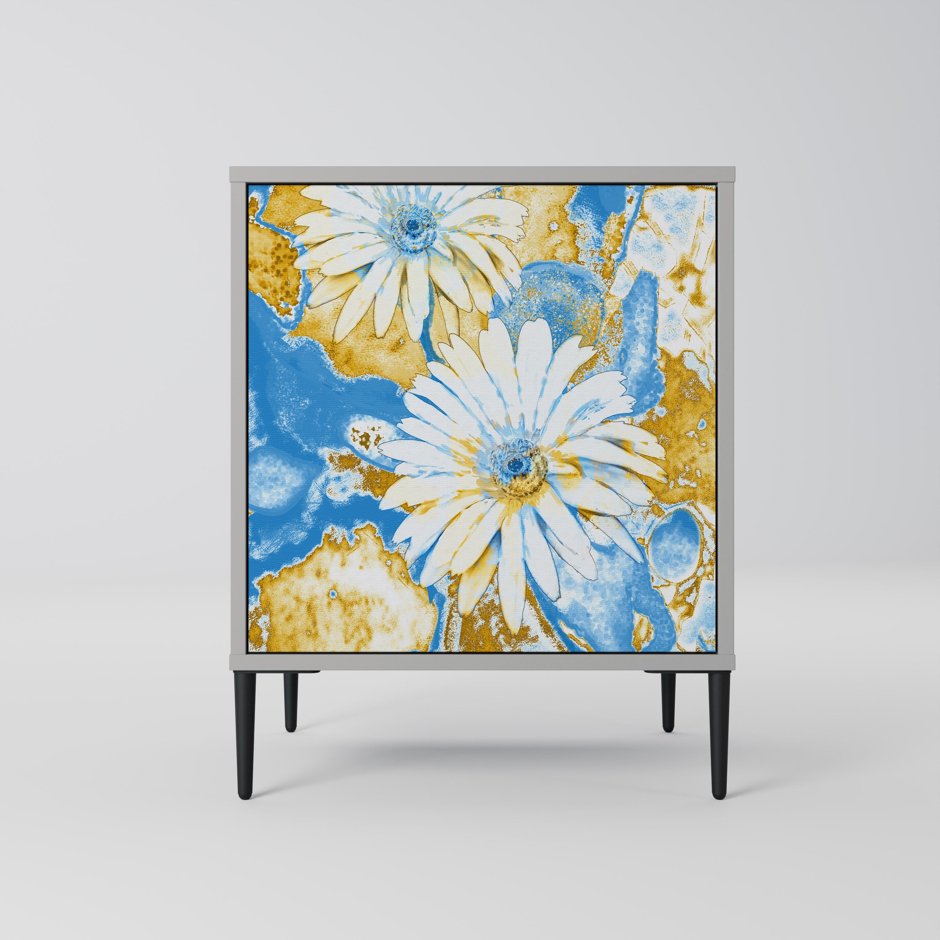 DAISY LUXE Komoda 1-drzwiowa korpus Szary