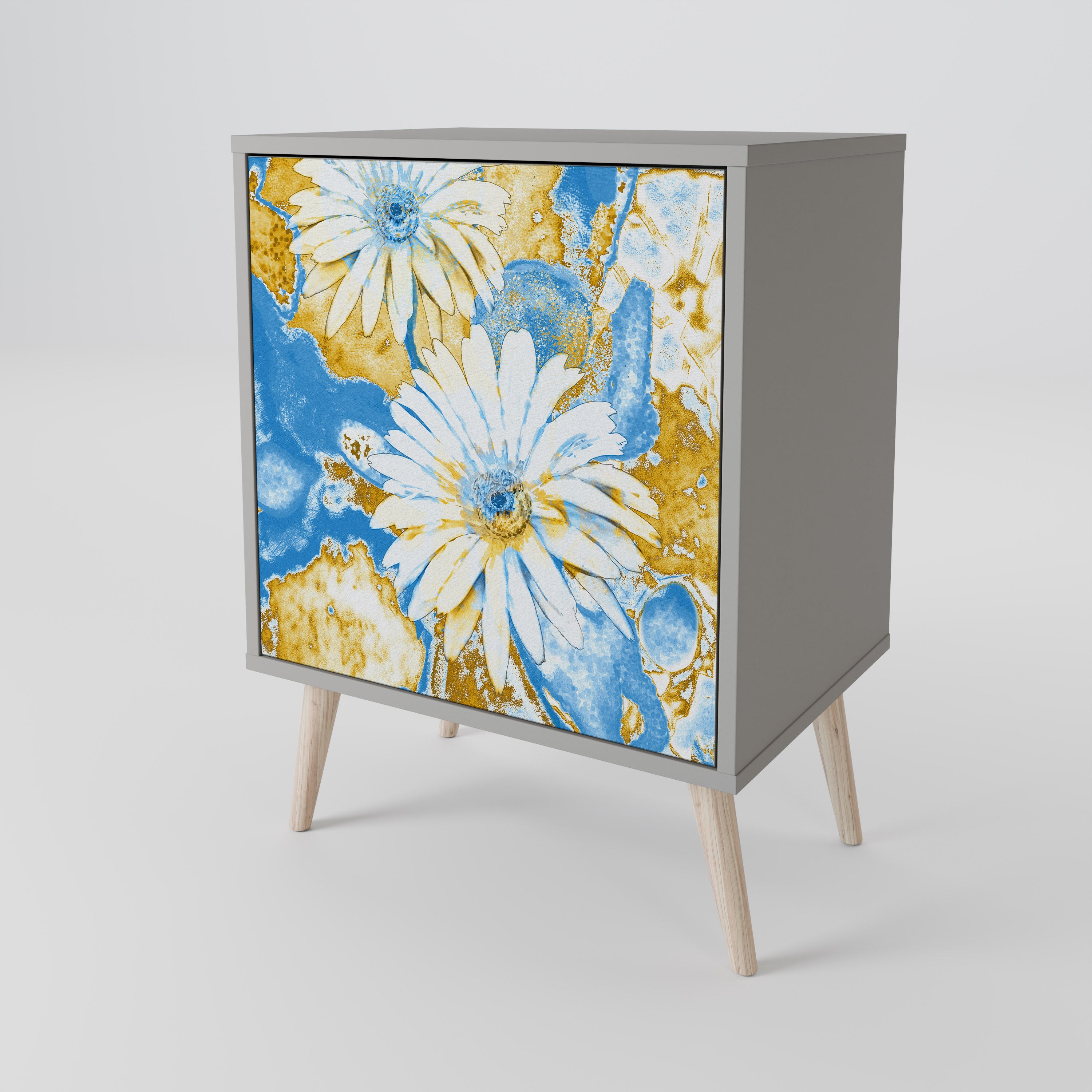 DAISY LUXE Komoda 1-drzwiowa korpus Szary