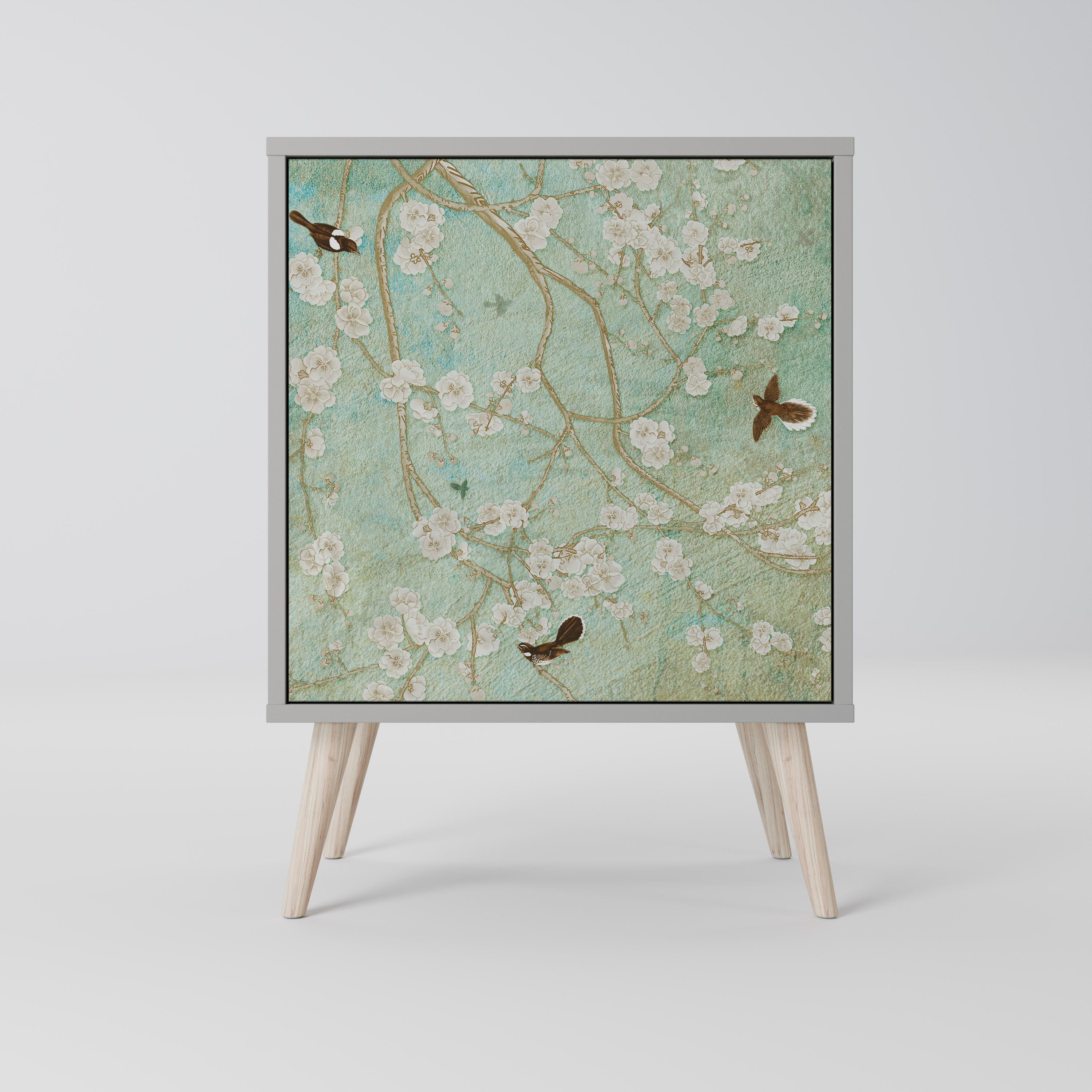 BLOOMING CHARM Komoda 1-drzwiowa korpus Szary