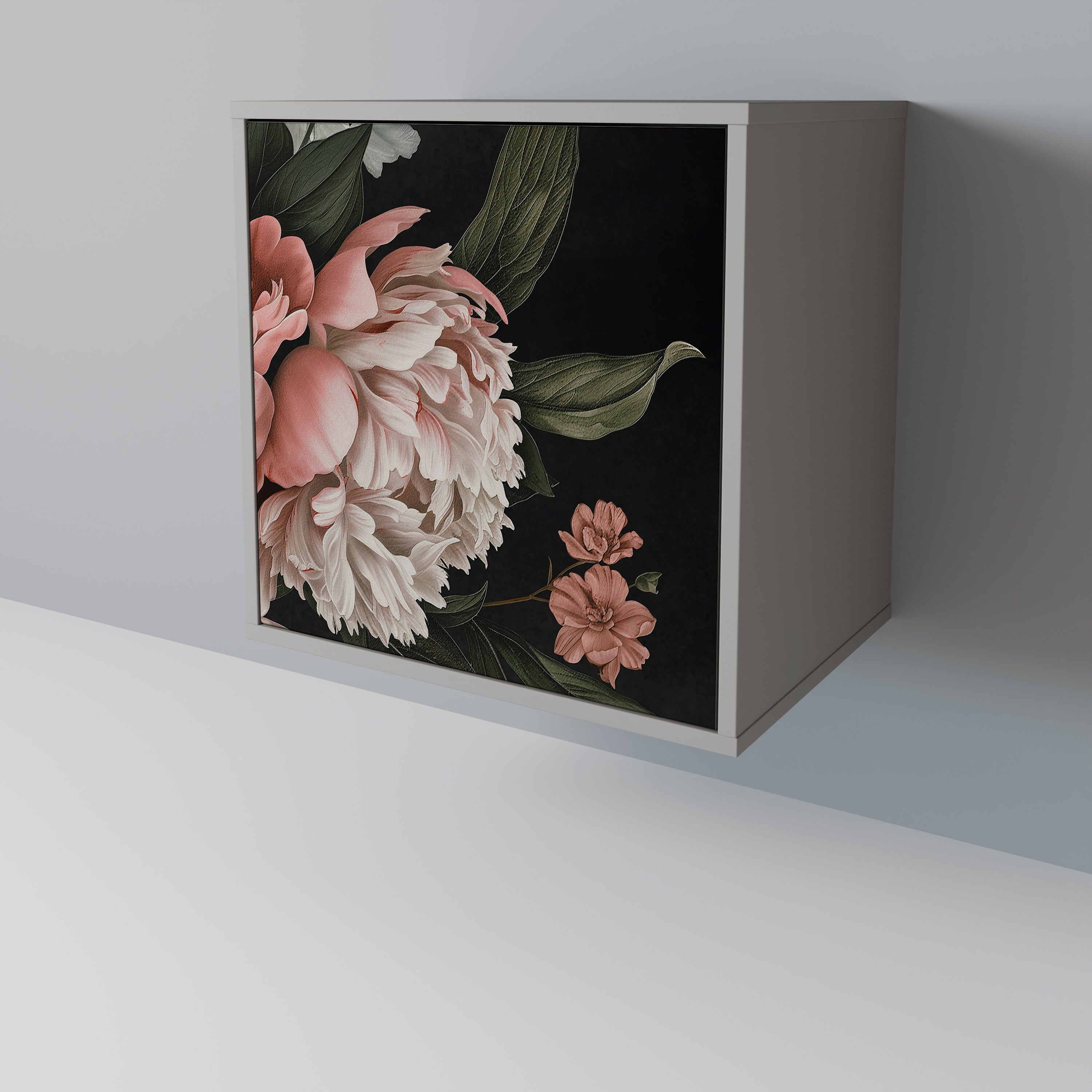 LUSH ELEGANCE Komoda 1-drzwiowa korpus Szary