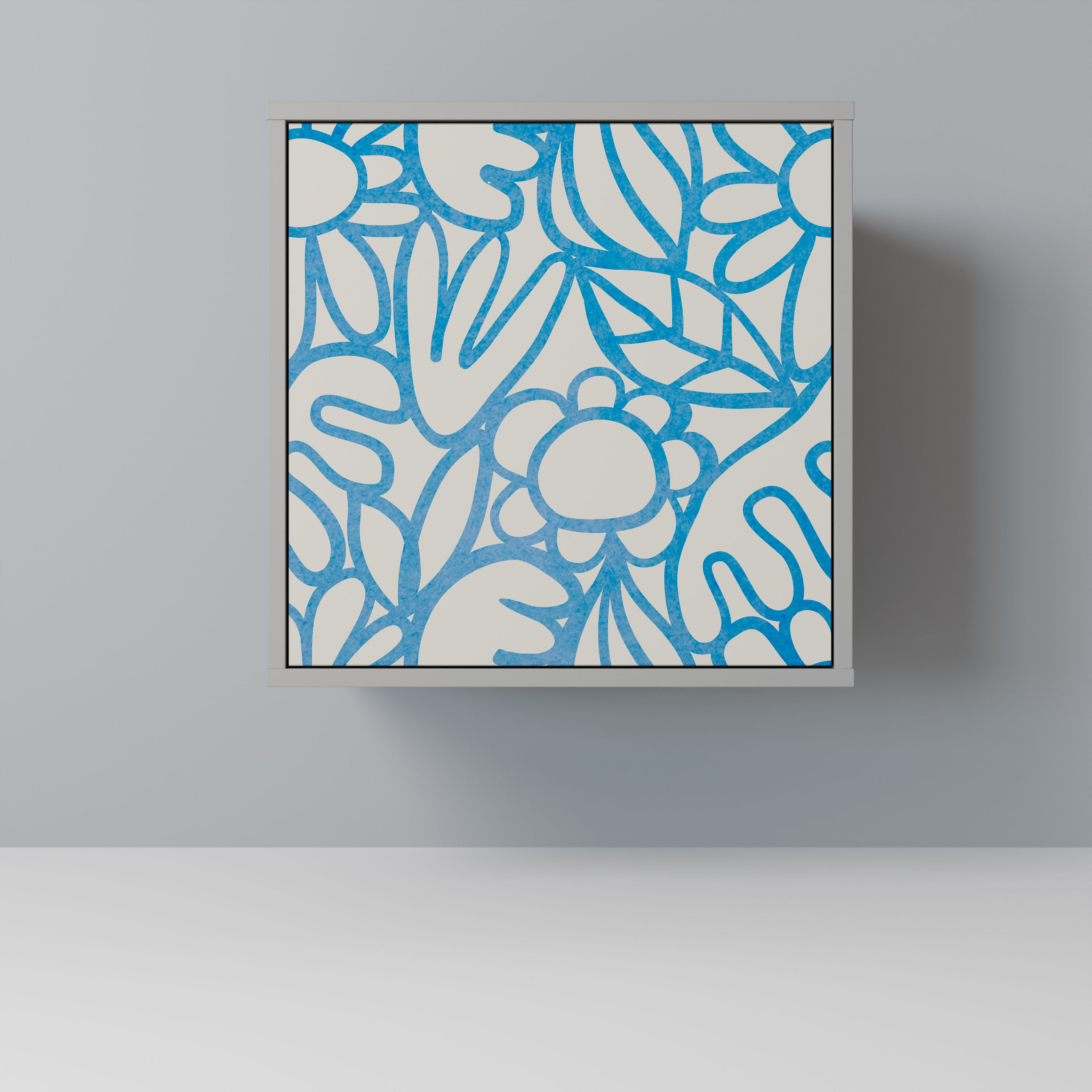 BLOOMY MORNING Komoda 1-drzwiowa korpus Szary