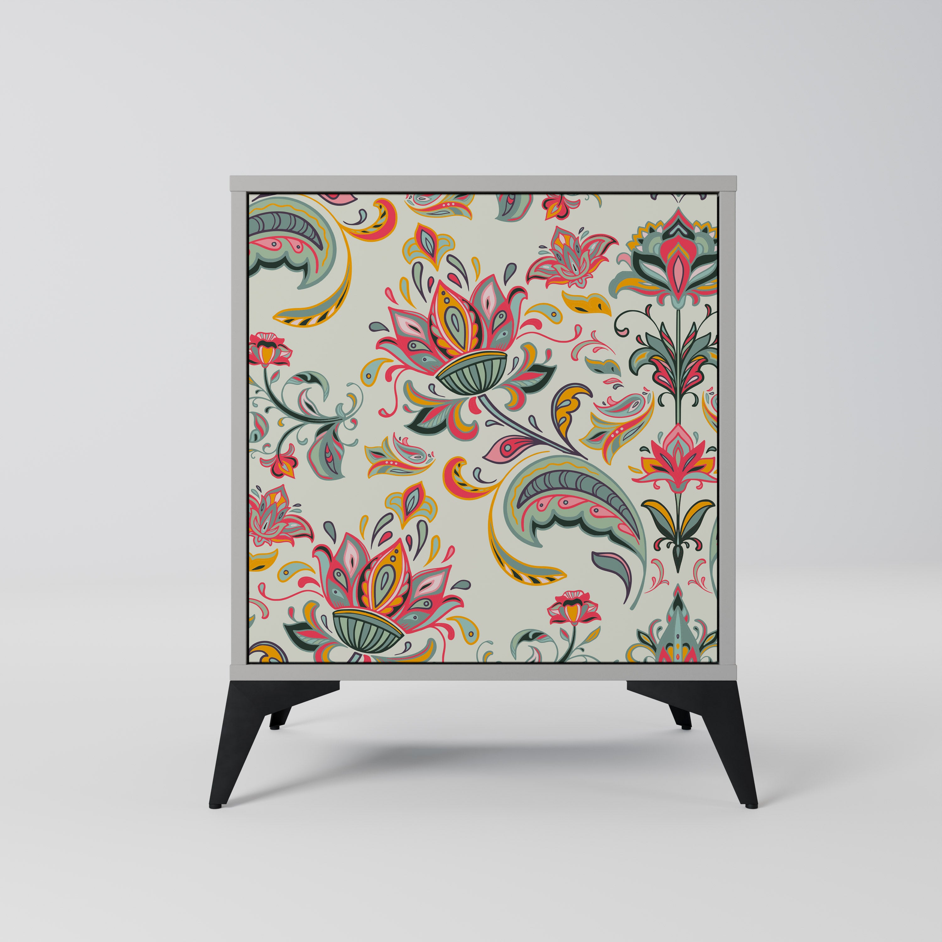 ORGANIC FOLKLORE Komoda 1-drzwiowa korpus Szary