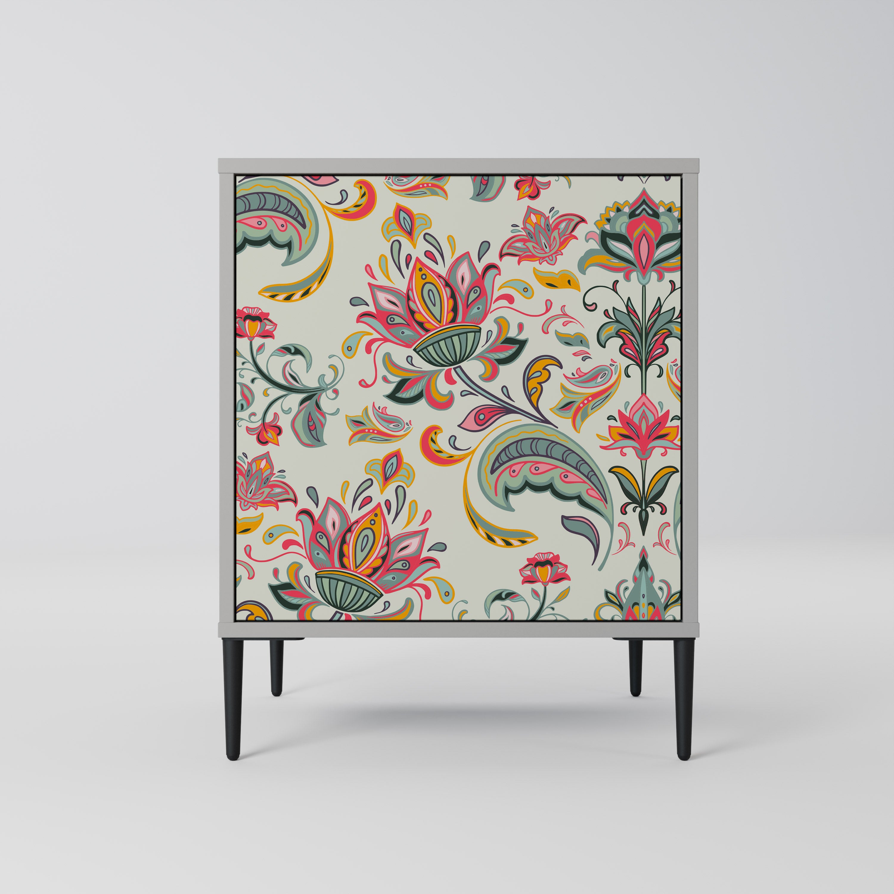 ORGANIC FOLKLORE Komoda 1-drzwiowa korpus Szary