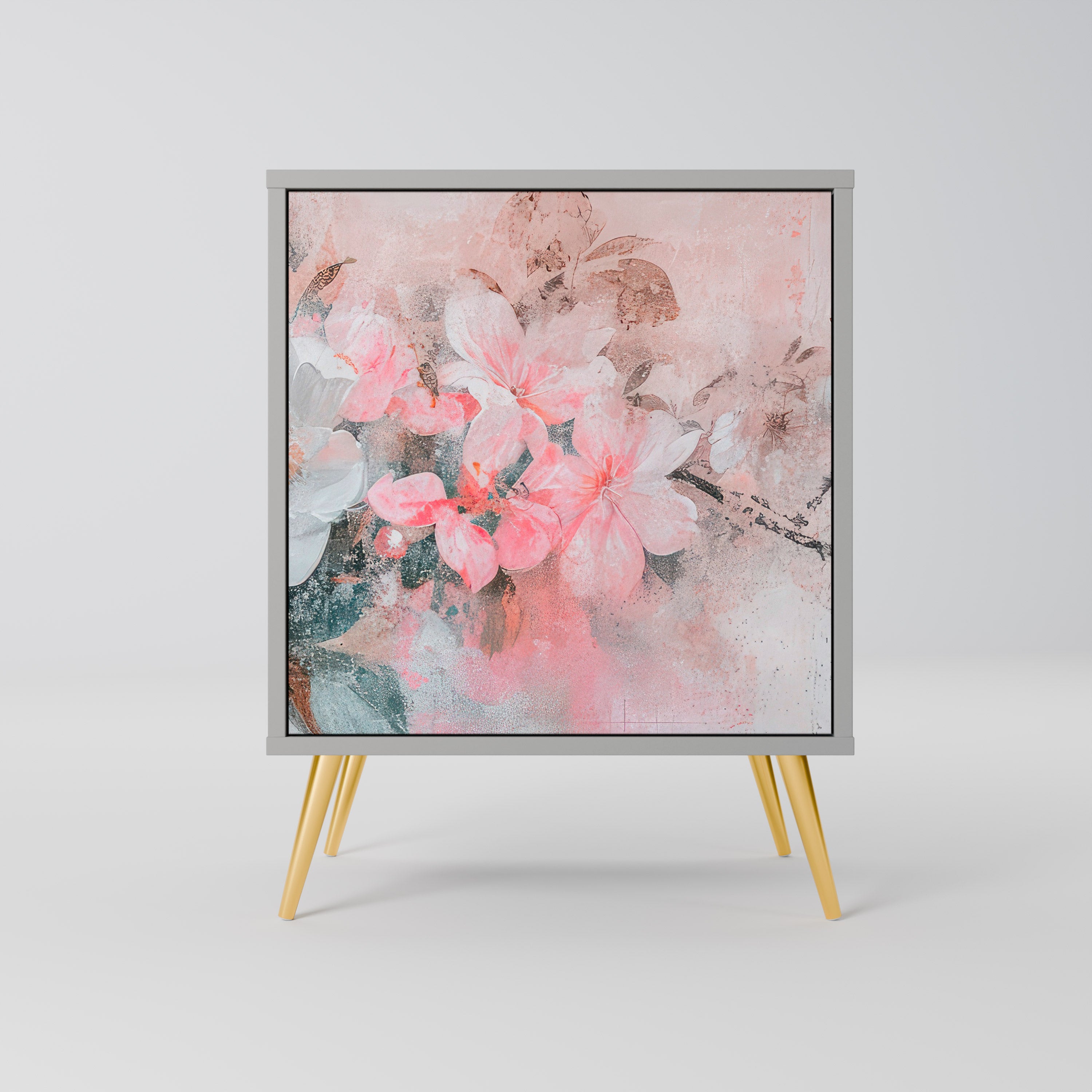 CHERRY BLOSSOM Komoda 1-drzwiowa korpus Szary