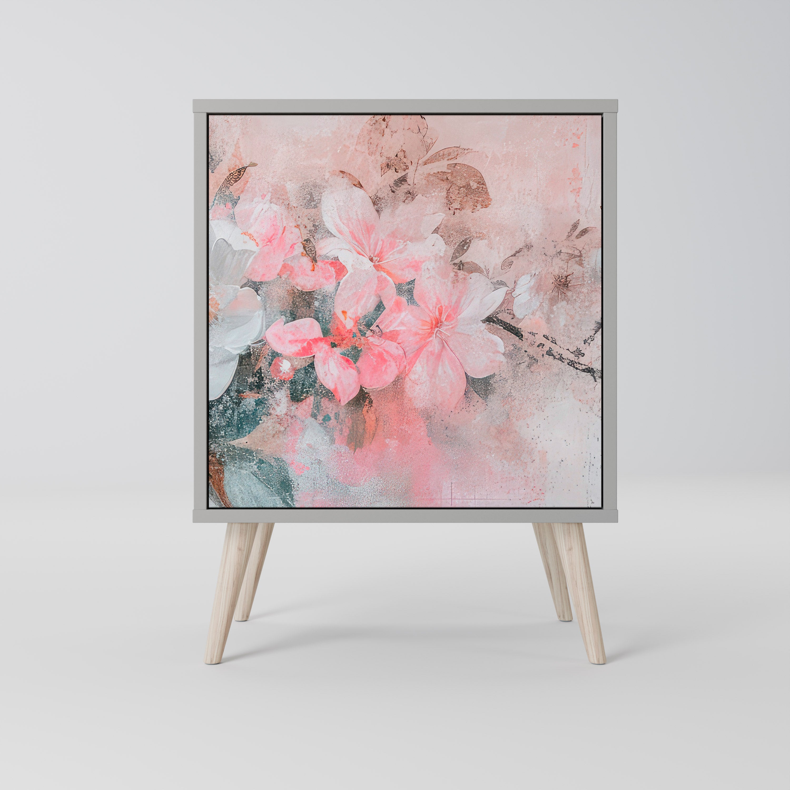 CHERRY BLOSSOM Komoda 1-drzwiowa korpus Szary