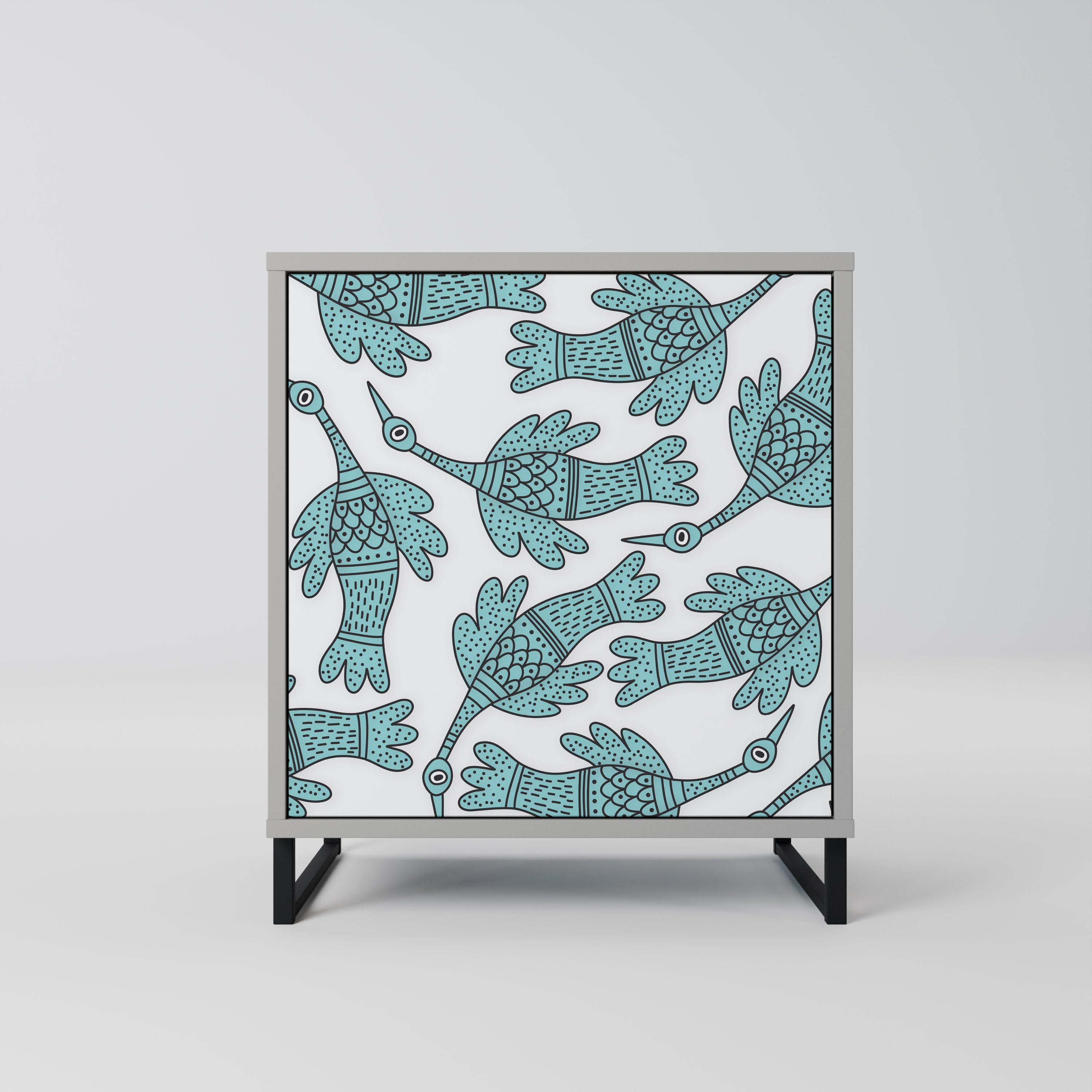 WATERSPOUT SONGIBIRD Komoda 1-drzwiowa korpus Szary