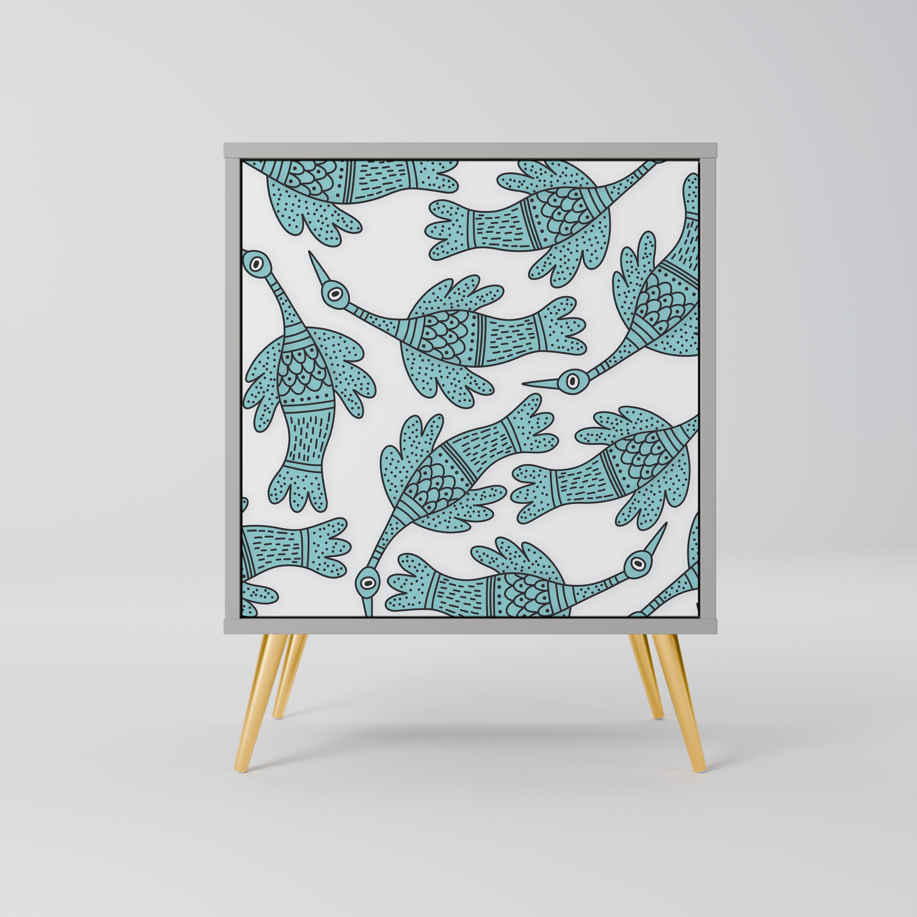 WATERSPOUT SONGIBIRD Komoda 1-drzwiowa korpus Szary